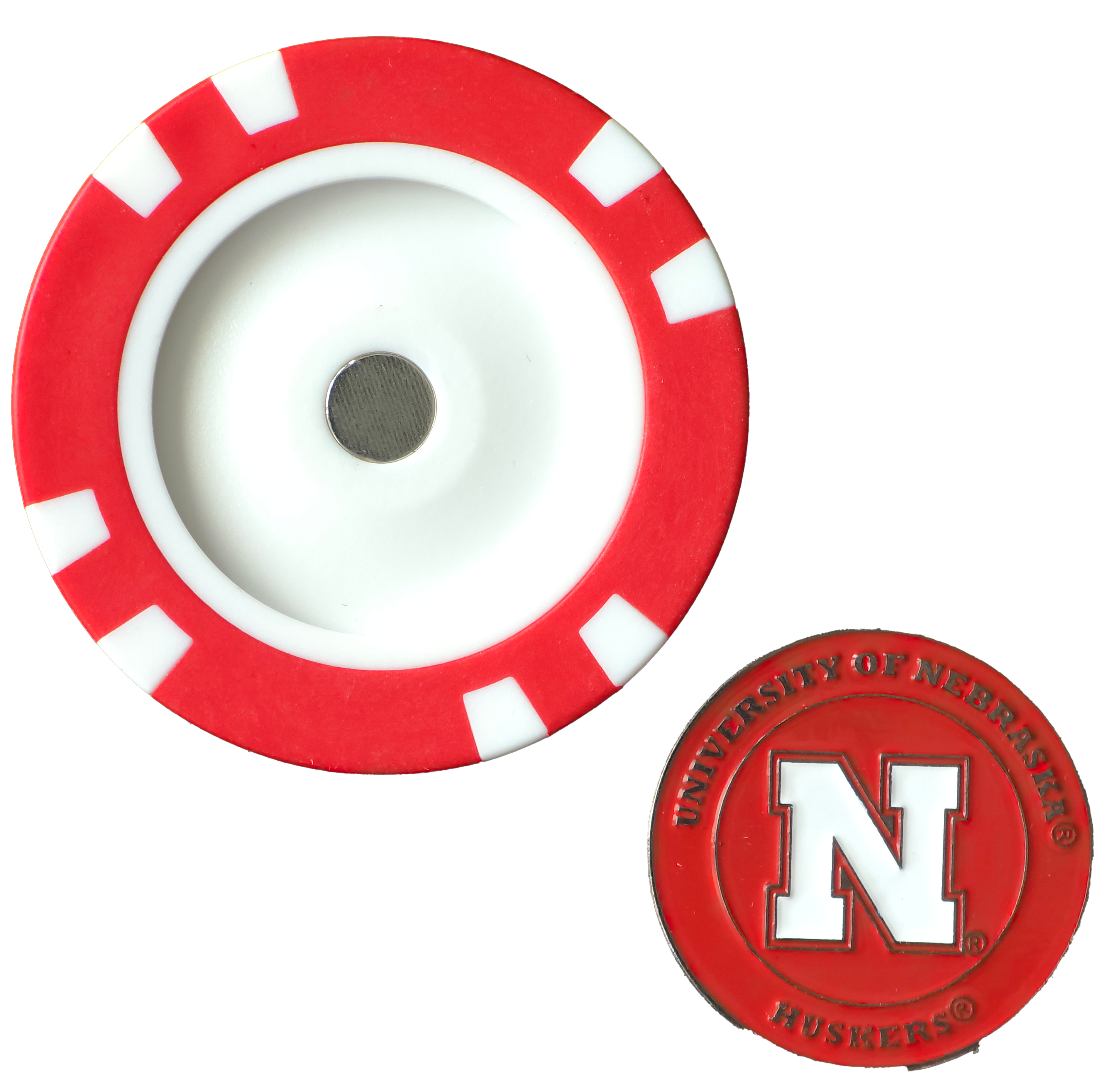 Officially Licensed Nebraska Cornhuskers Poker Chip Ball Marker