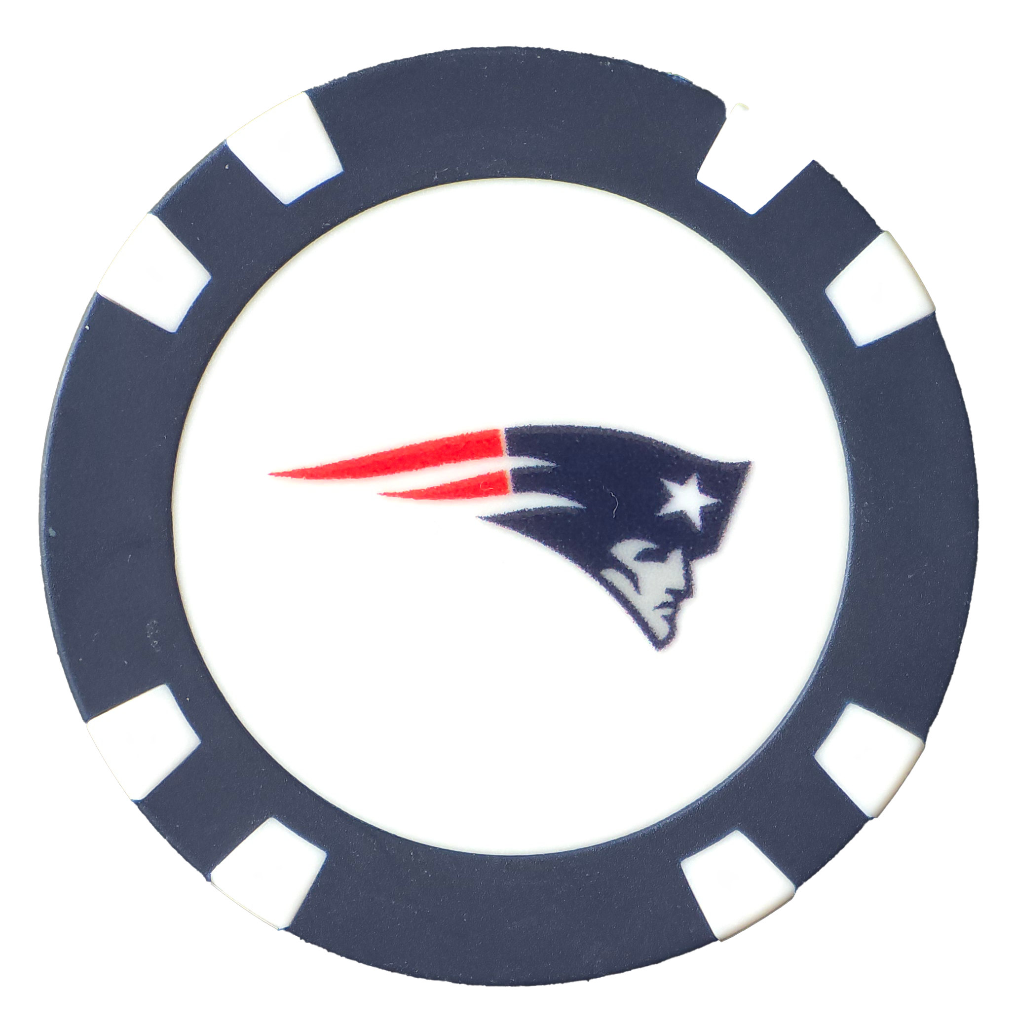 Officially Licensed New England Patriots Poker Chip Ball Marker