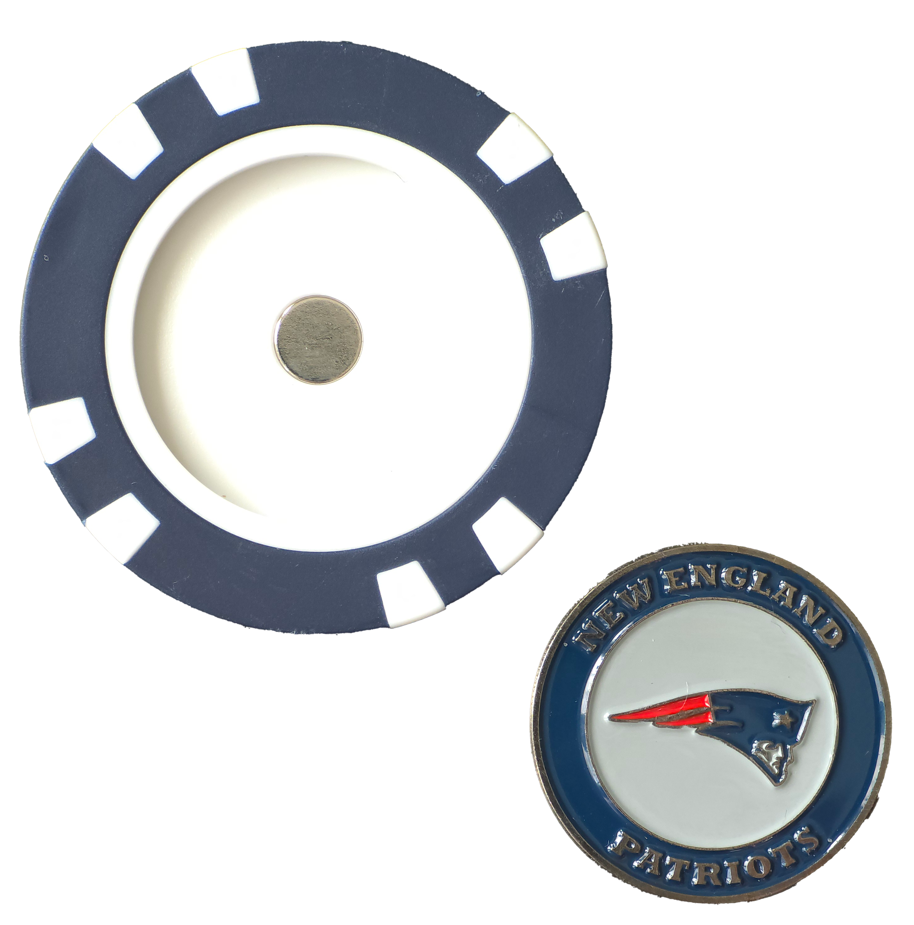 Officially Licensed New England Patriots Poker Chip Ball Marker
