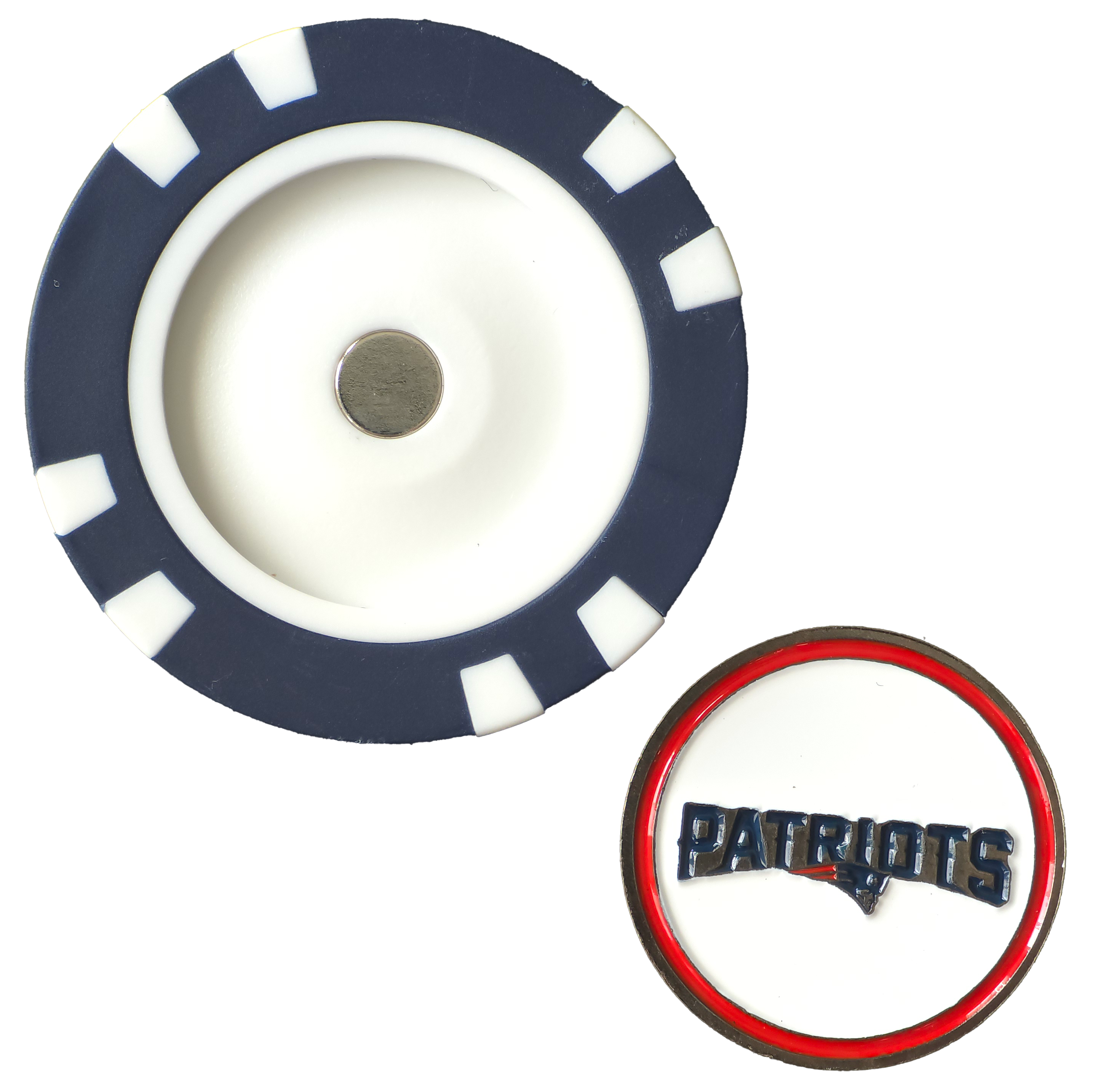 Officially Licensed New England Patriots Poker Chip Ball Marker