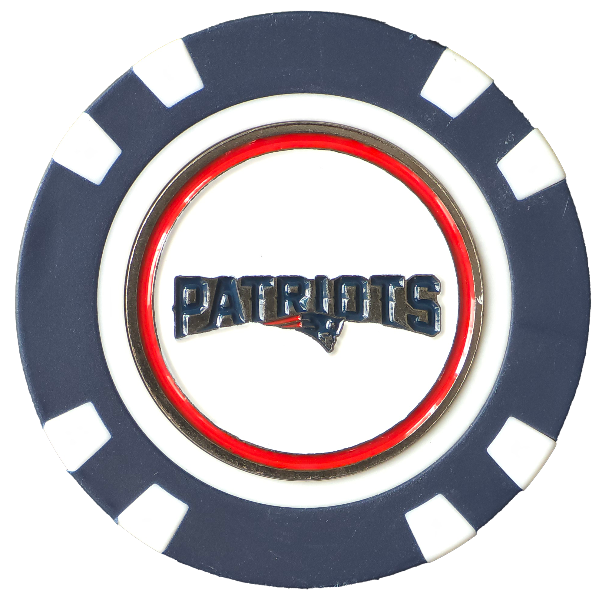Officially Licensed New England Patriots Poker Chip Ball Marker