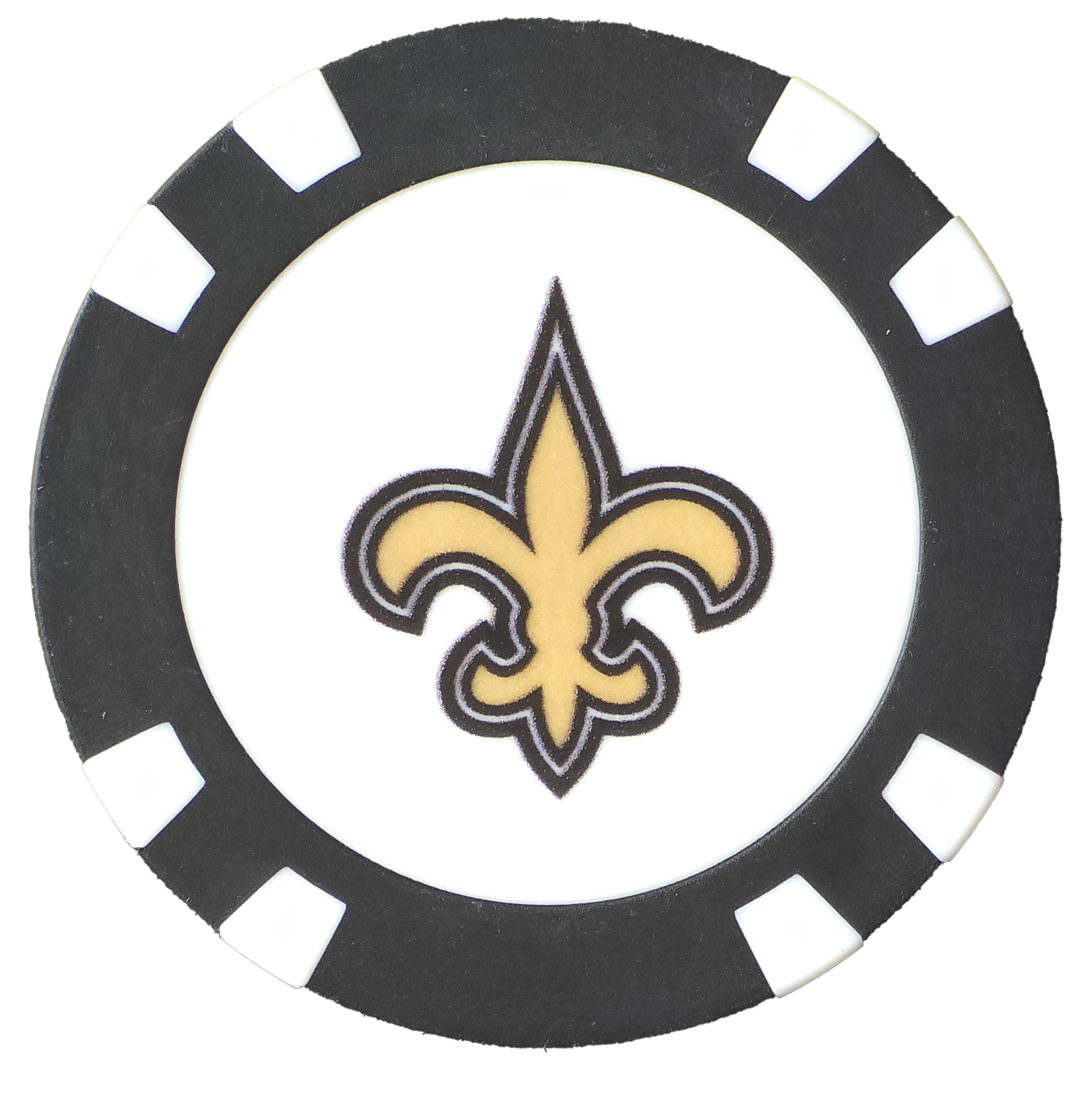 Officially Licensed New Orleans Saints Poker Chip Ball Marker