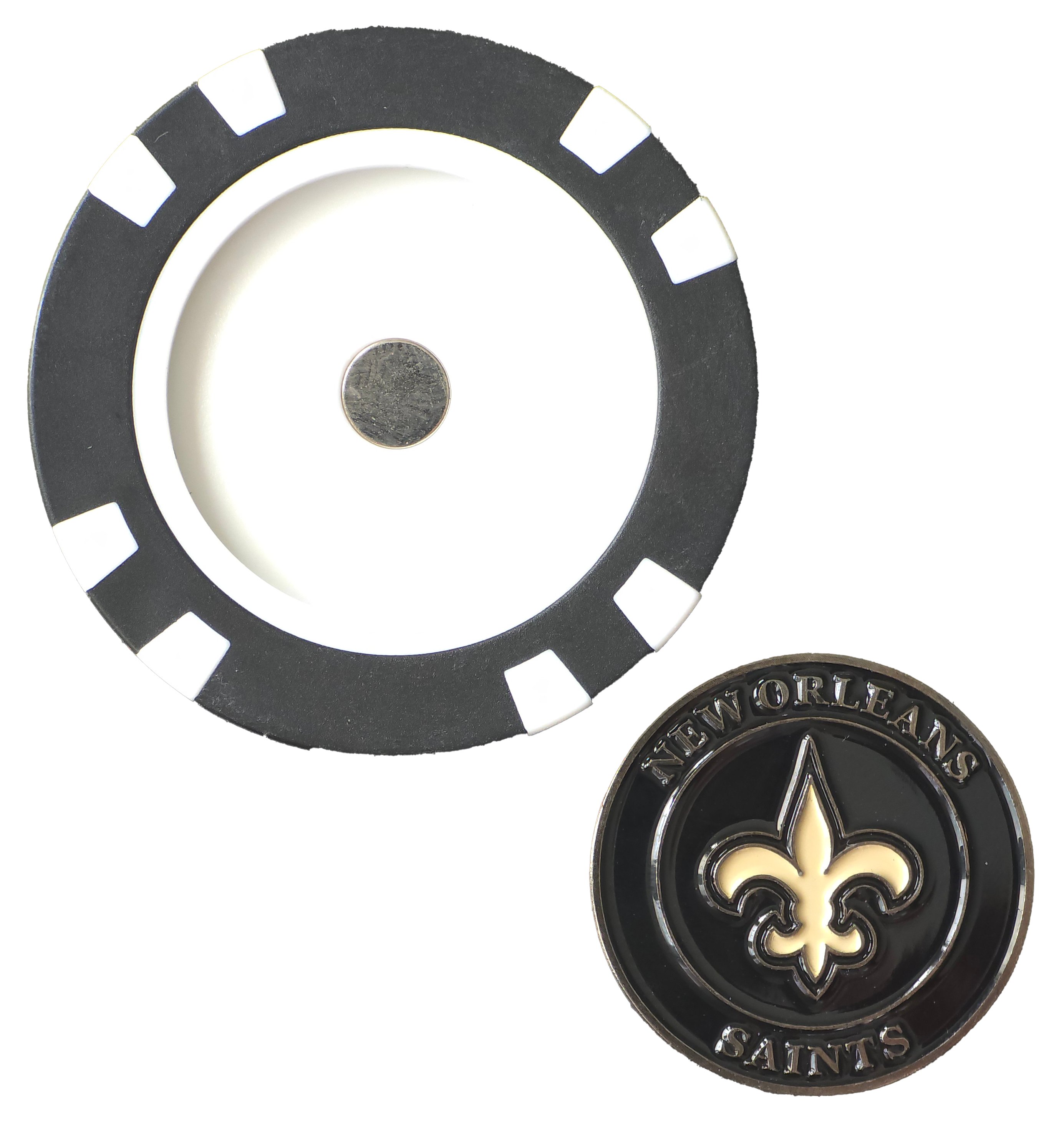 Officially Licensed New Orleans Saints Poker Chip Ball Marker