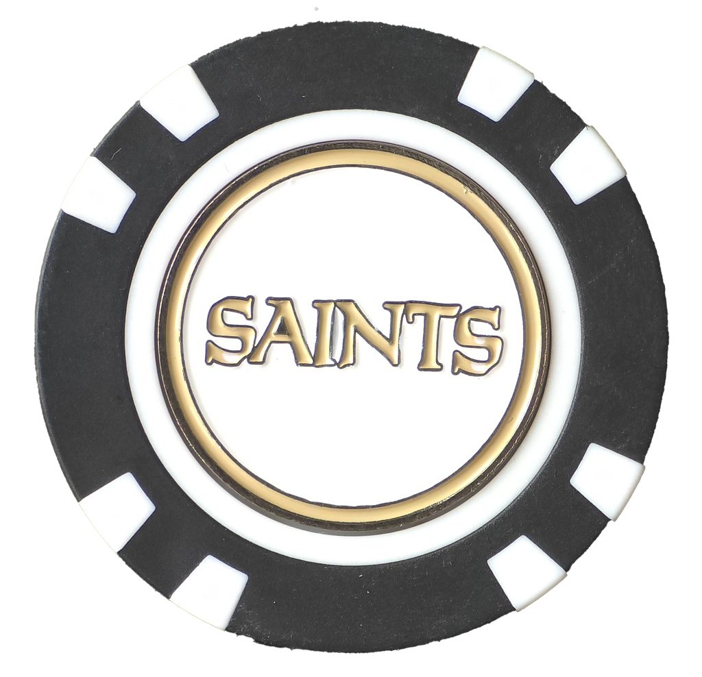 Officially Licensed New Orleans Saints Poker Chip Ball Marker