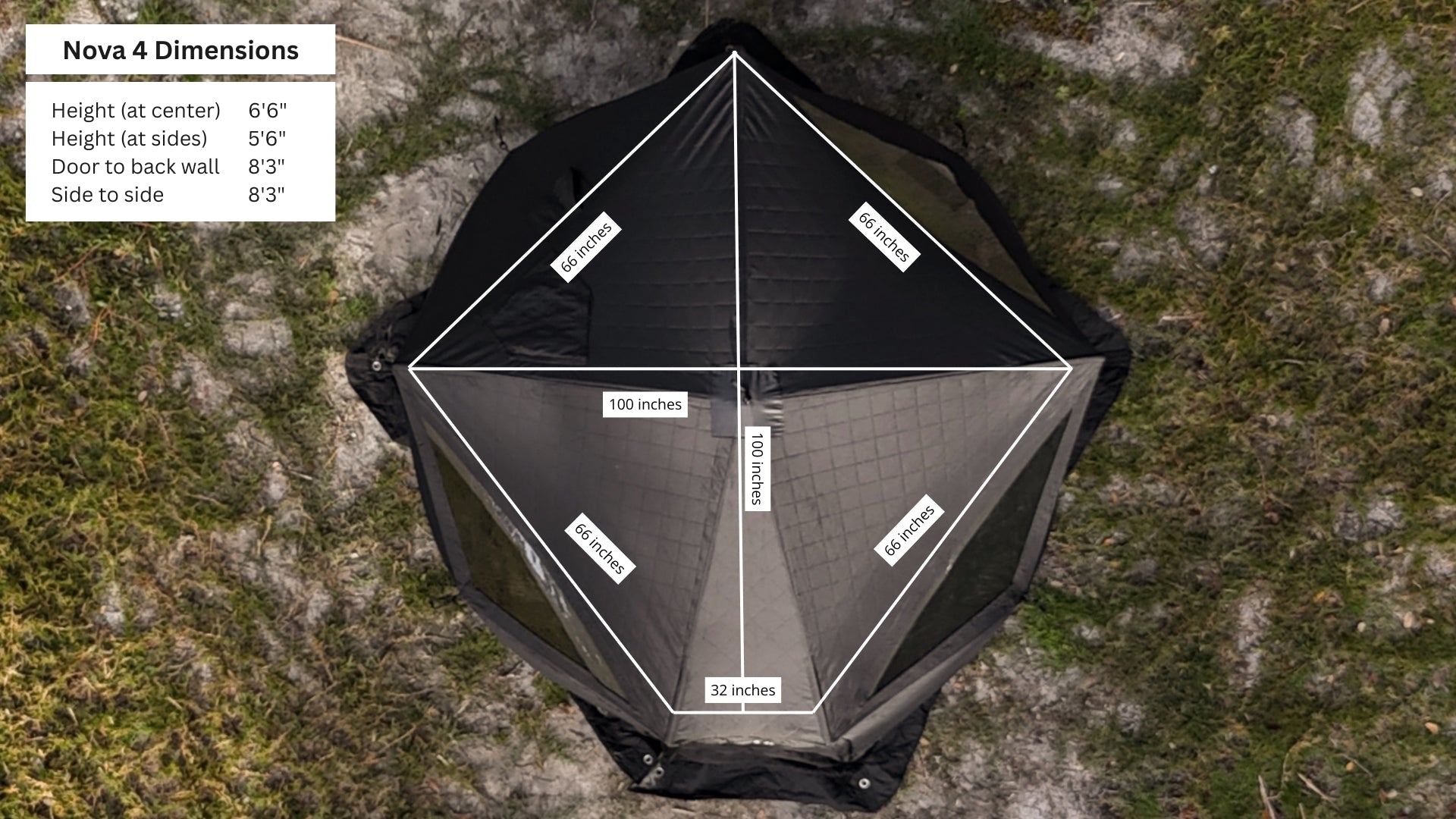 Nova 4 Sauna Tent Pro Package (4-person)