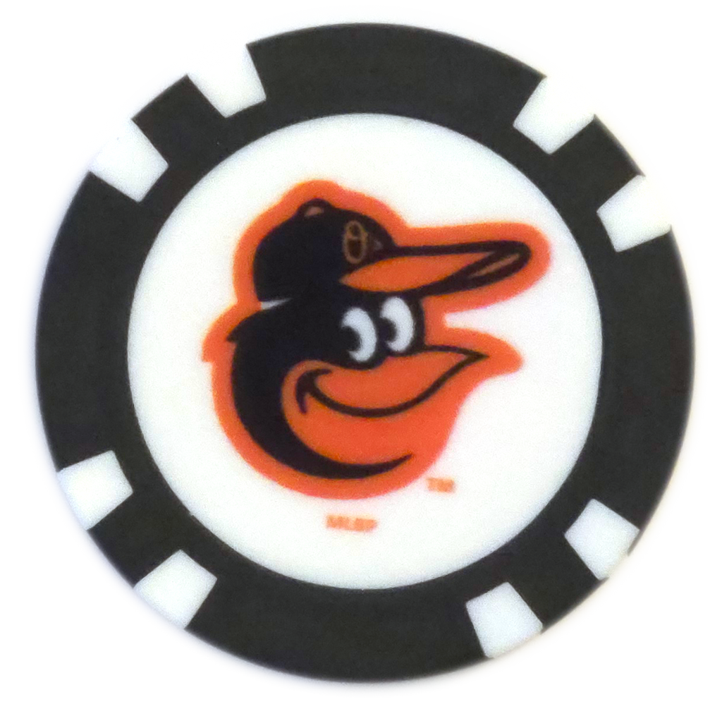 Officially Licensed Baltimore Orioles Poker Chip Ball Marker