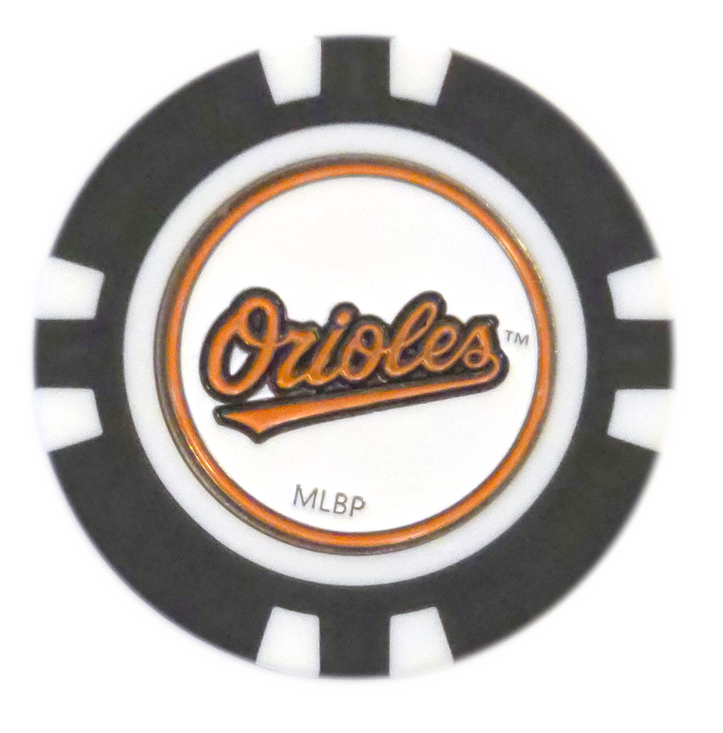 Officially Licensed Baltimore Orioles Poker Chip Ball Marker
