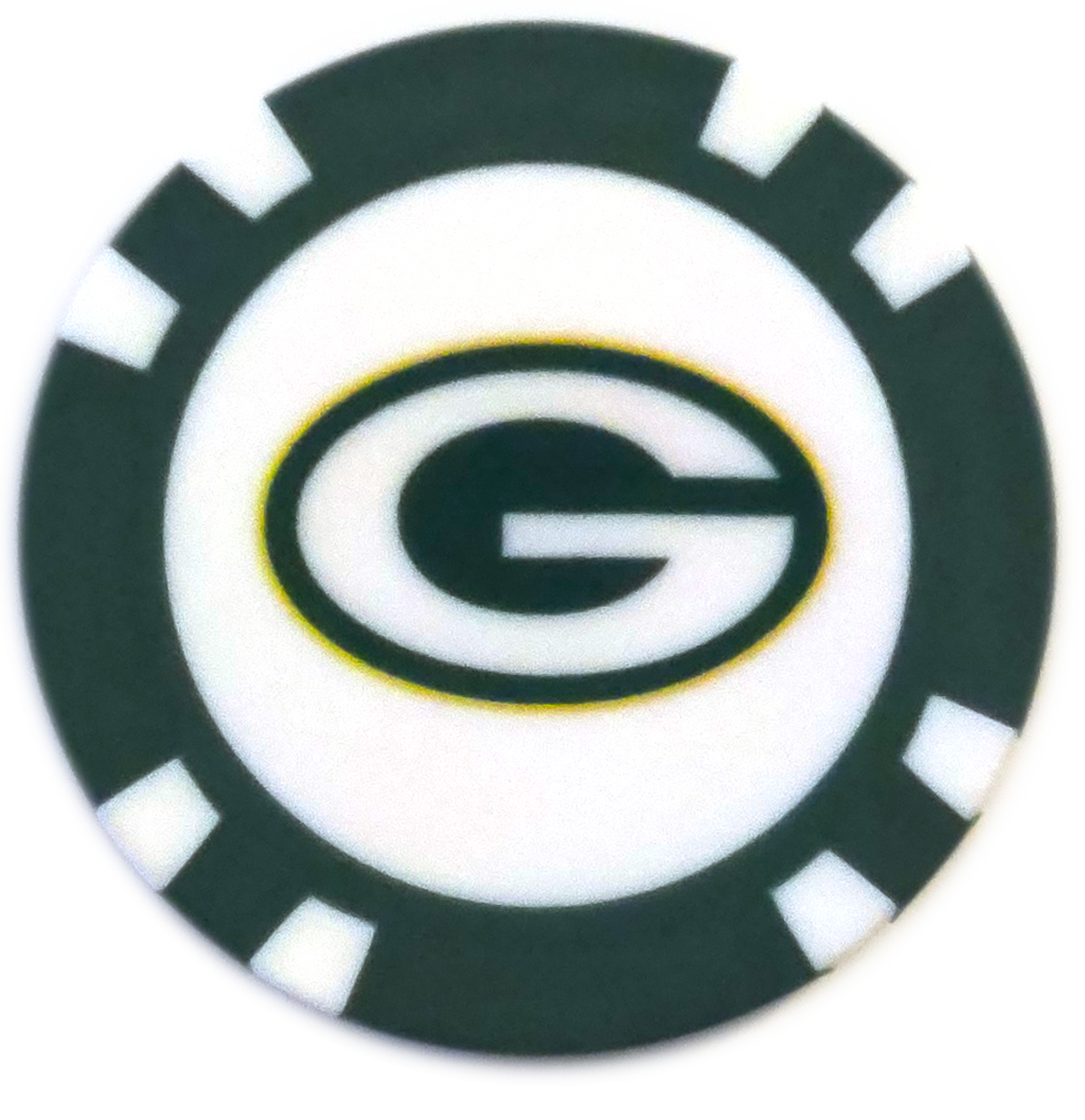 Officially Licensed Green Bay Packers Poker Chip Ball Marker