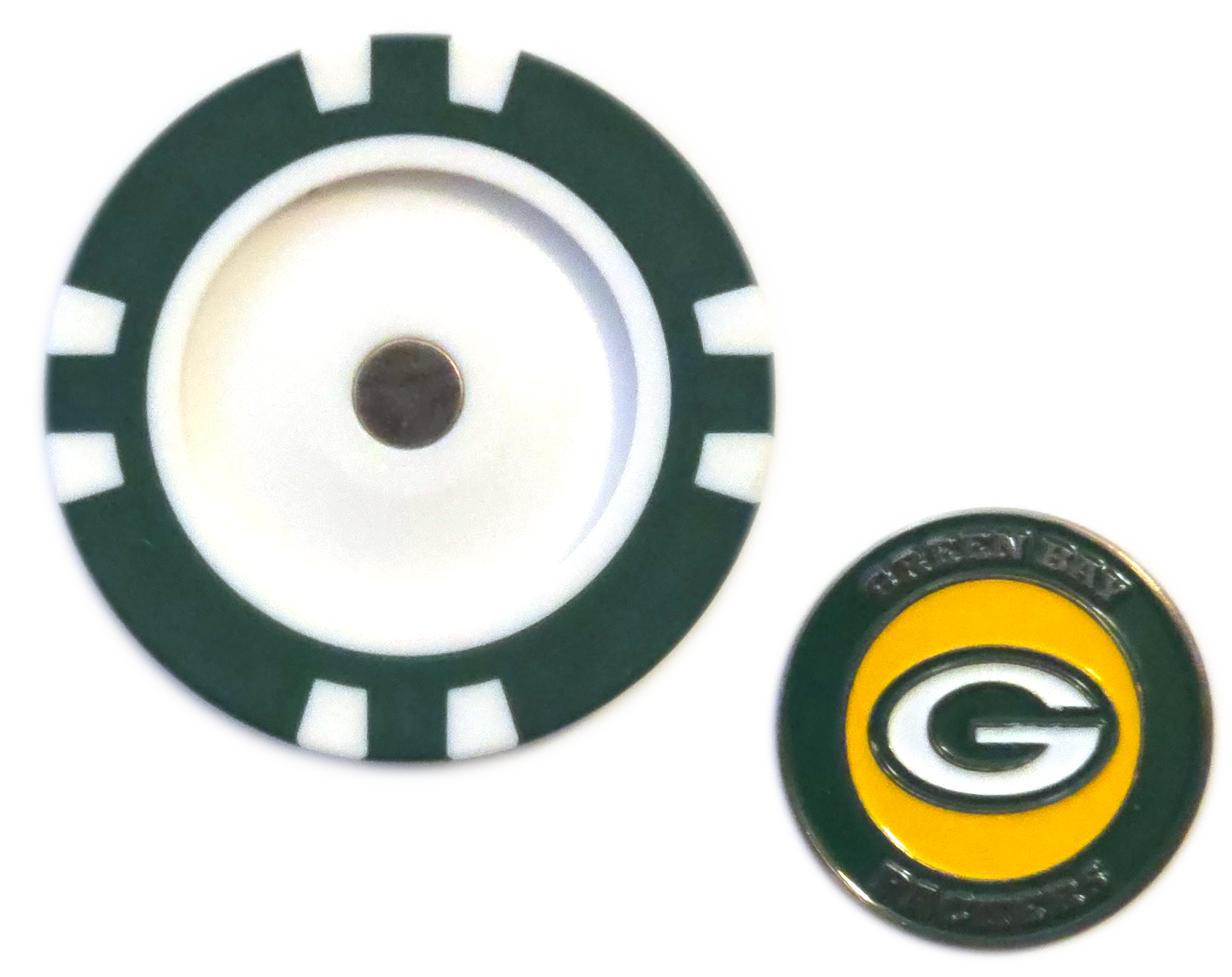 Officially Licensed Green Bay Packers Poker Chip Ball Marker