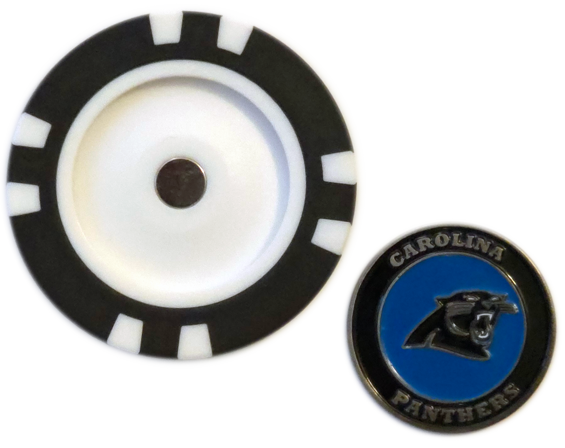 Officially Licensed Carolina Panthers Poker Chip Ball Marker