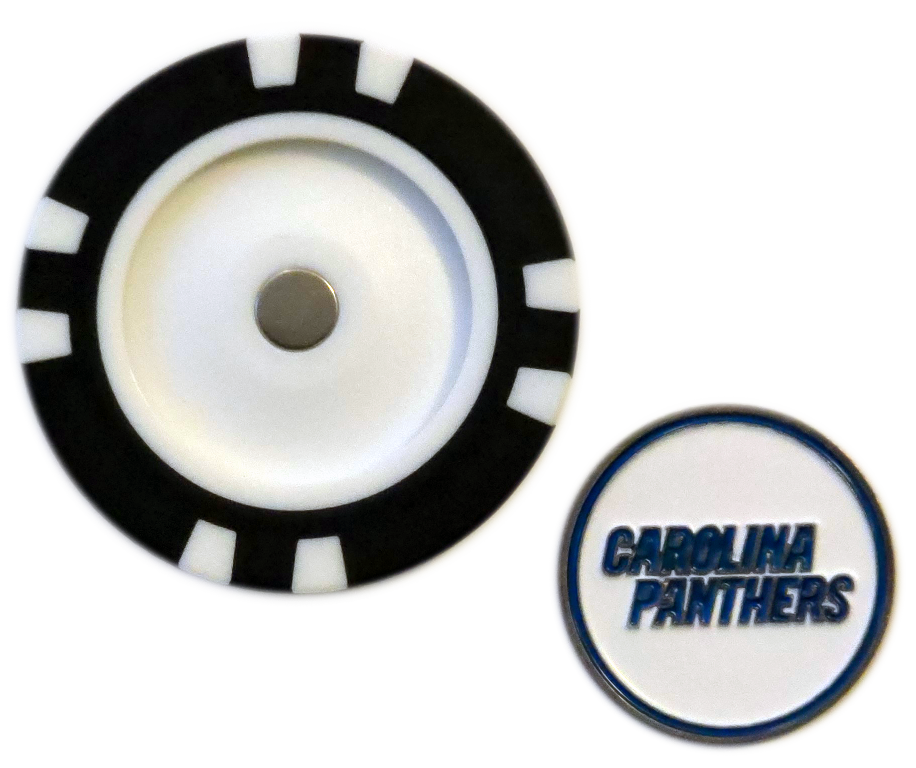 Officially Licensed Carolina Panthers Poker Chip Ball Marker