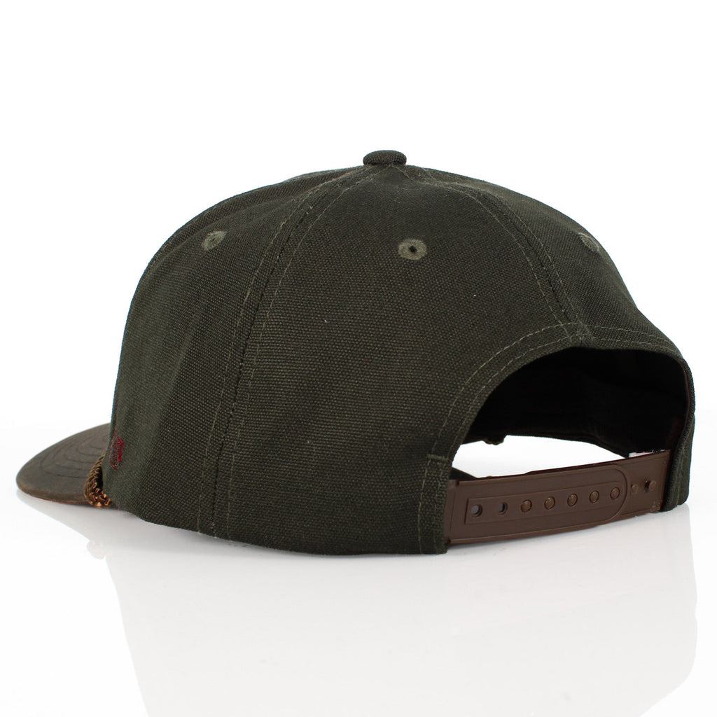Canvas Mallard Drake Duck Hat with Wax Cloth Visor
