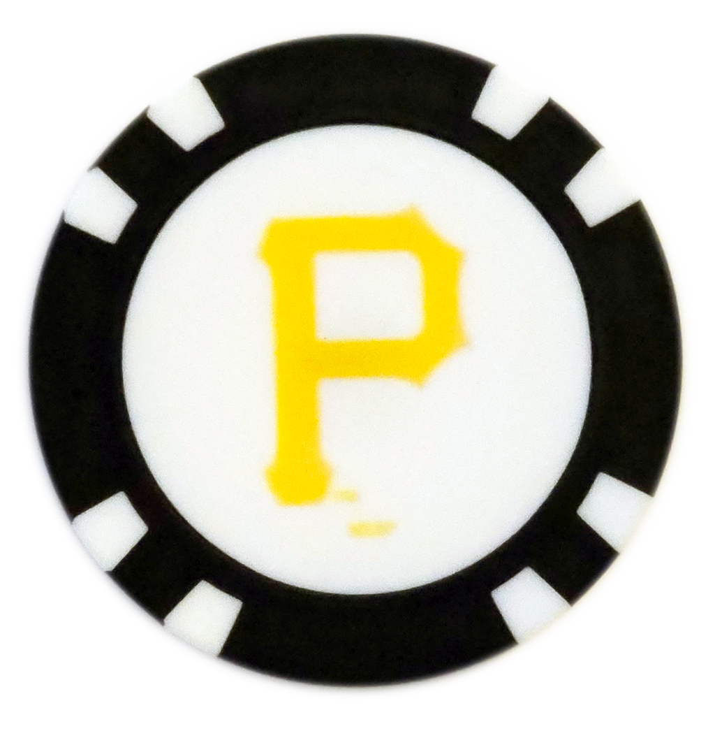 Officially Licensed Pittsburgh Pirates Poker Chip Ball Marker