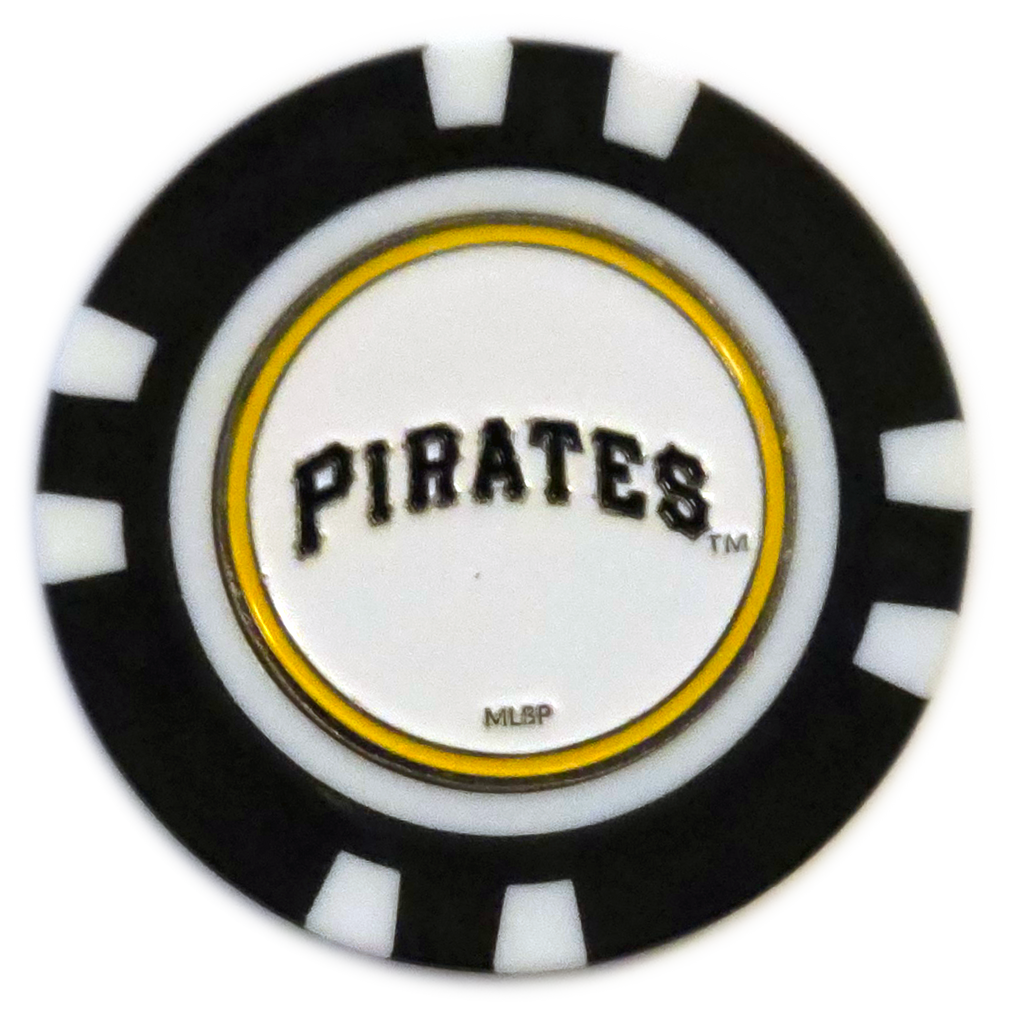 Officially Licensed Pittsburgh Pirates Poker Chip Ball Marker