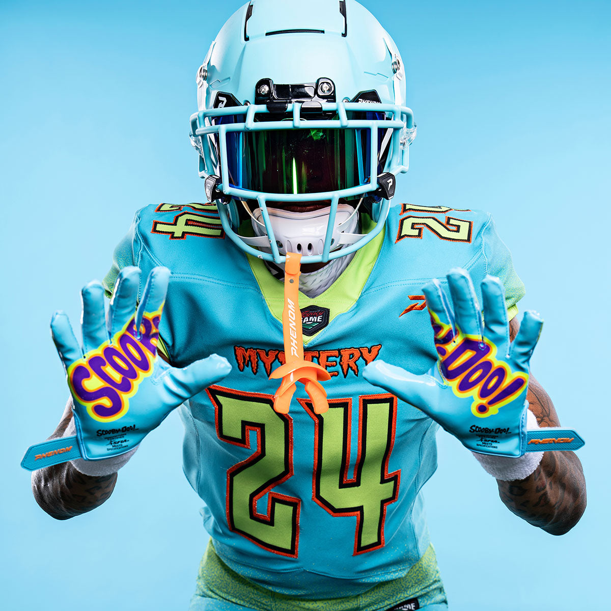 Scooby-Doo Football Gloves – VPS1 by Phenom Elite