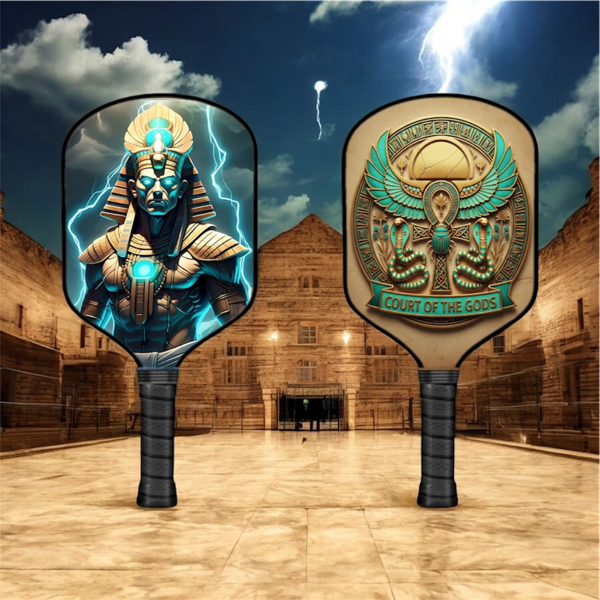 Ancient Egyptian Gods - Osiris - Pickleball Paddle