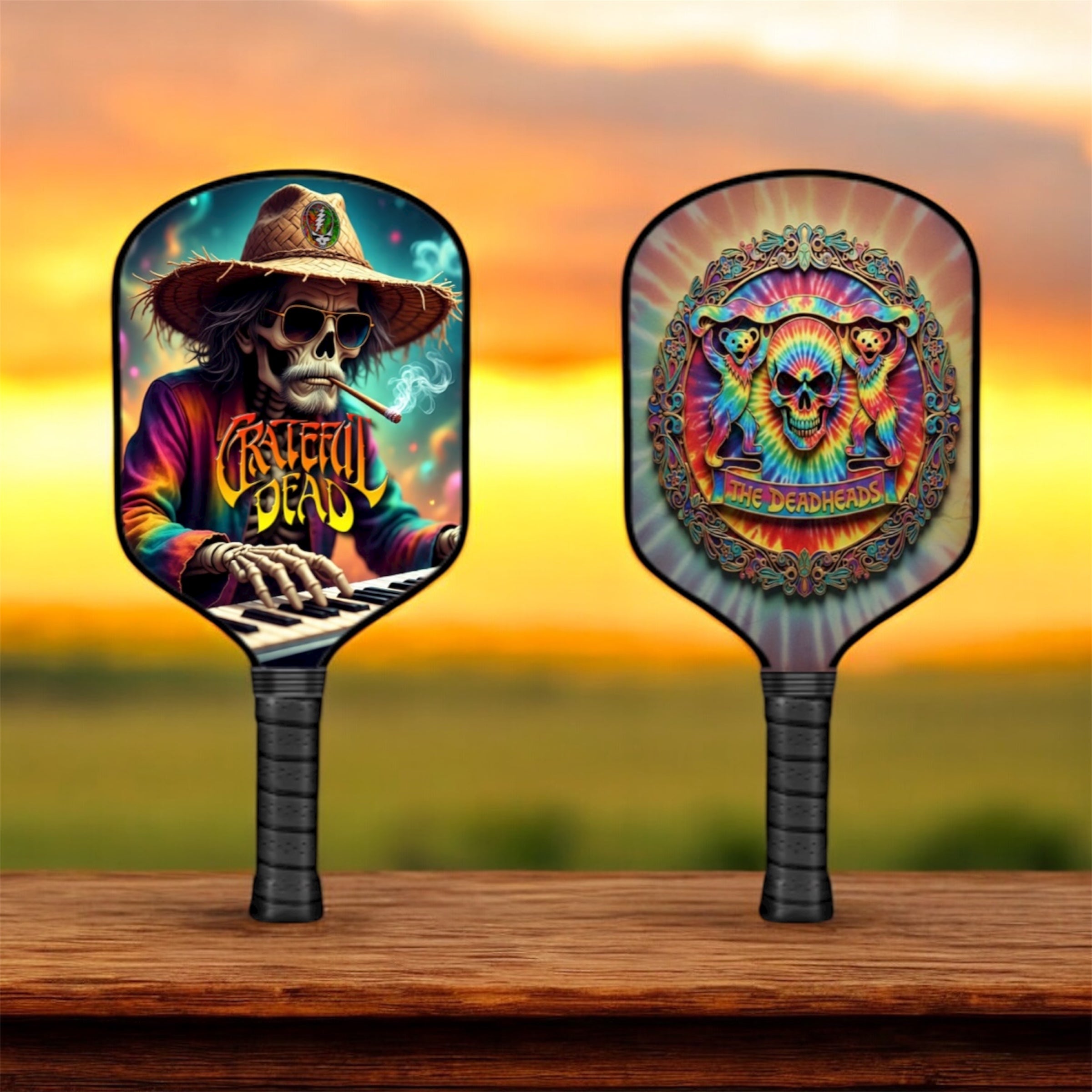 Grateful Dead Drops - Jack Straw - Pickleball Paddle