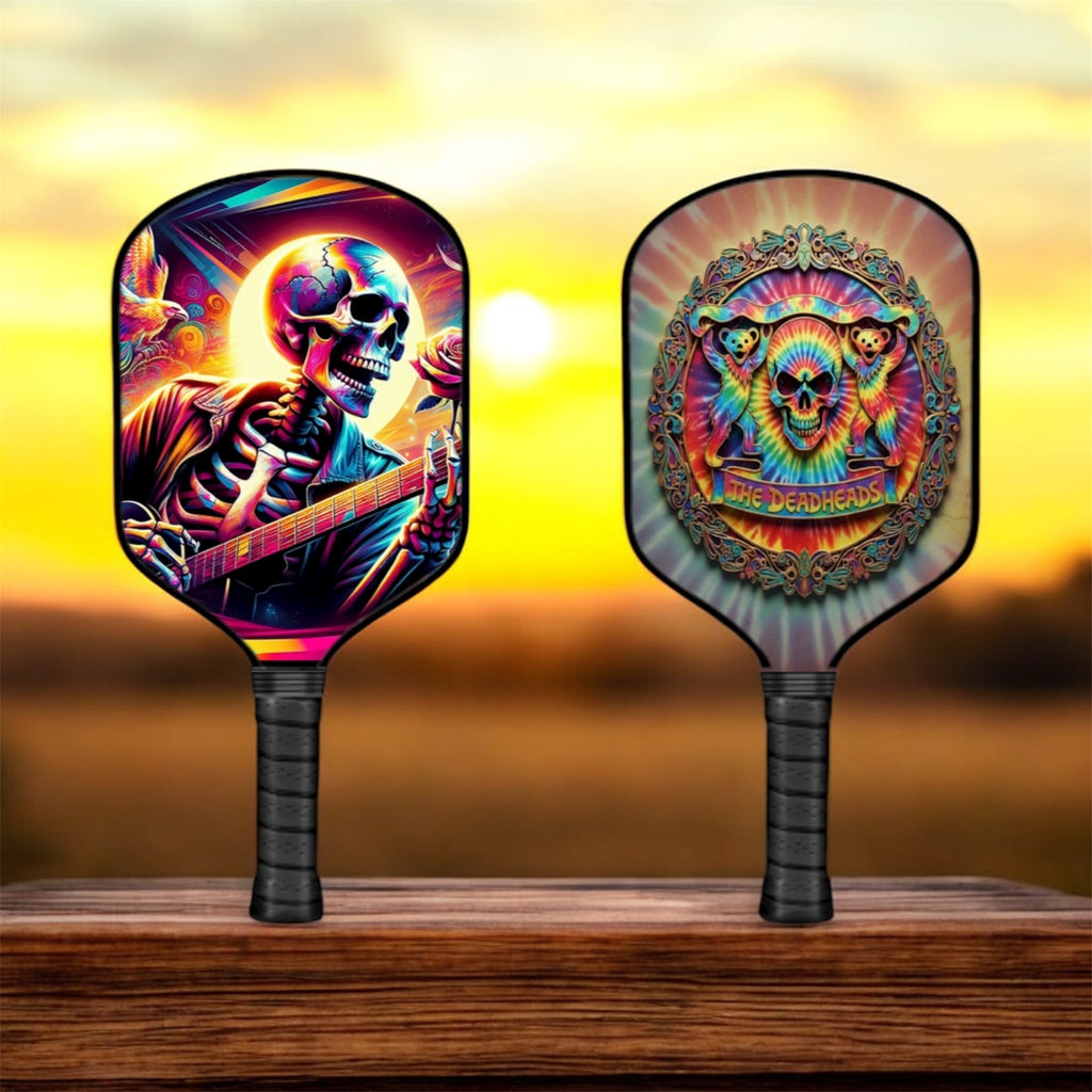 Grateful Dead Drops - Play On When We're Gone - Pickleball Paddle