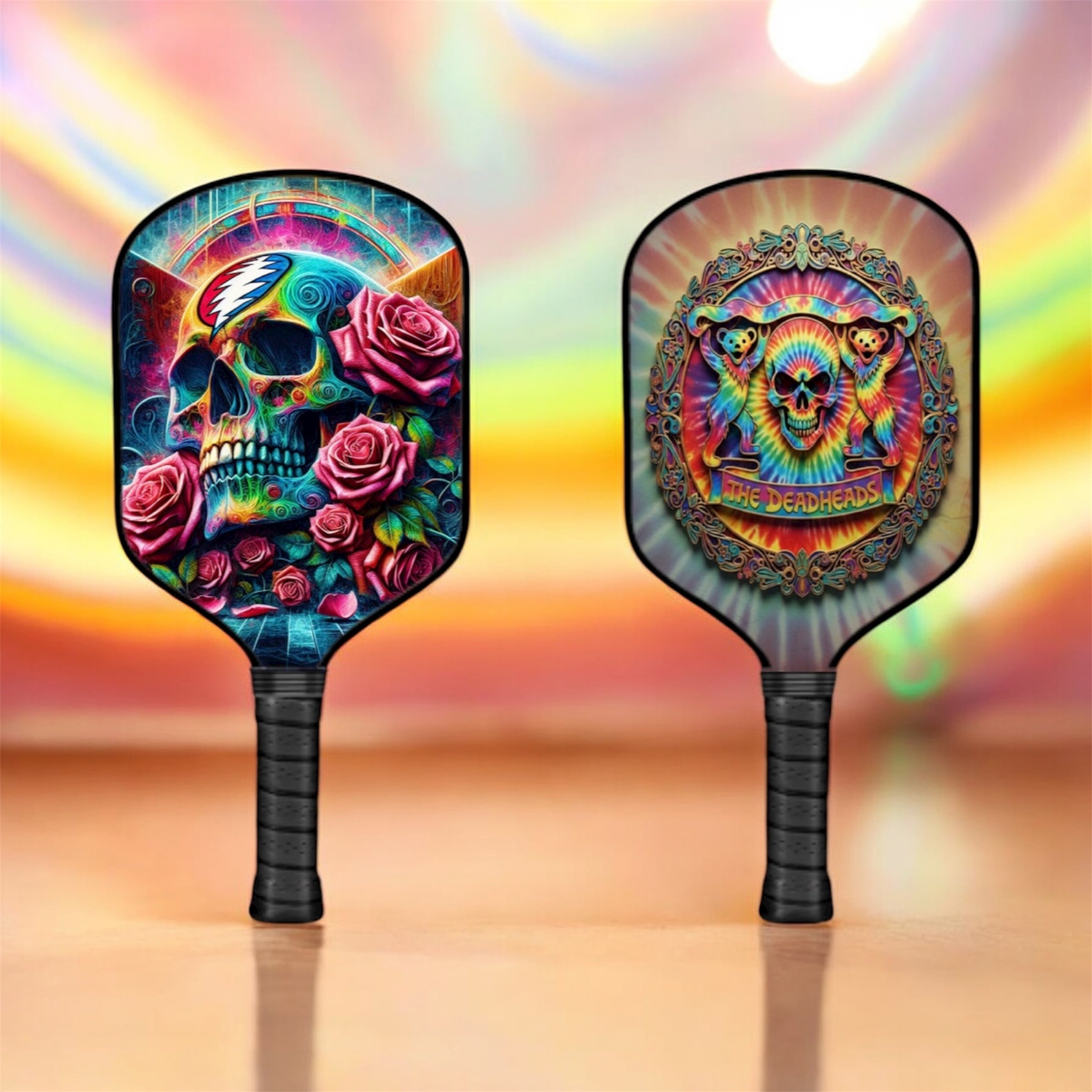 Grateful Dead Drops - Stealie For Life - Pickleball Paddle
