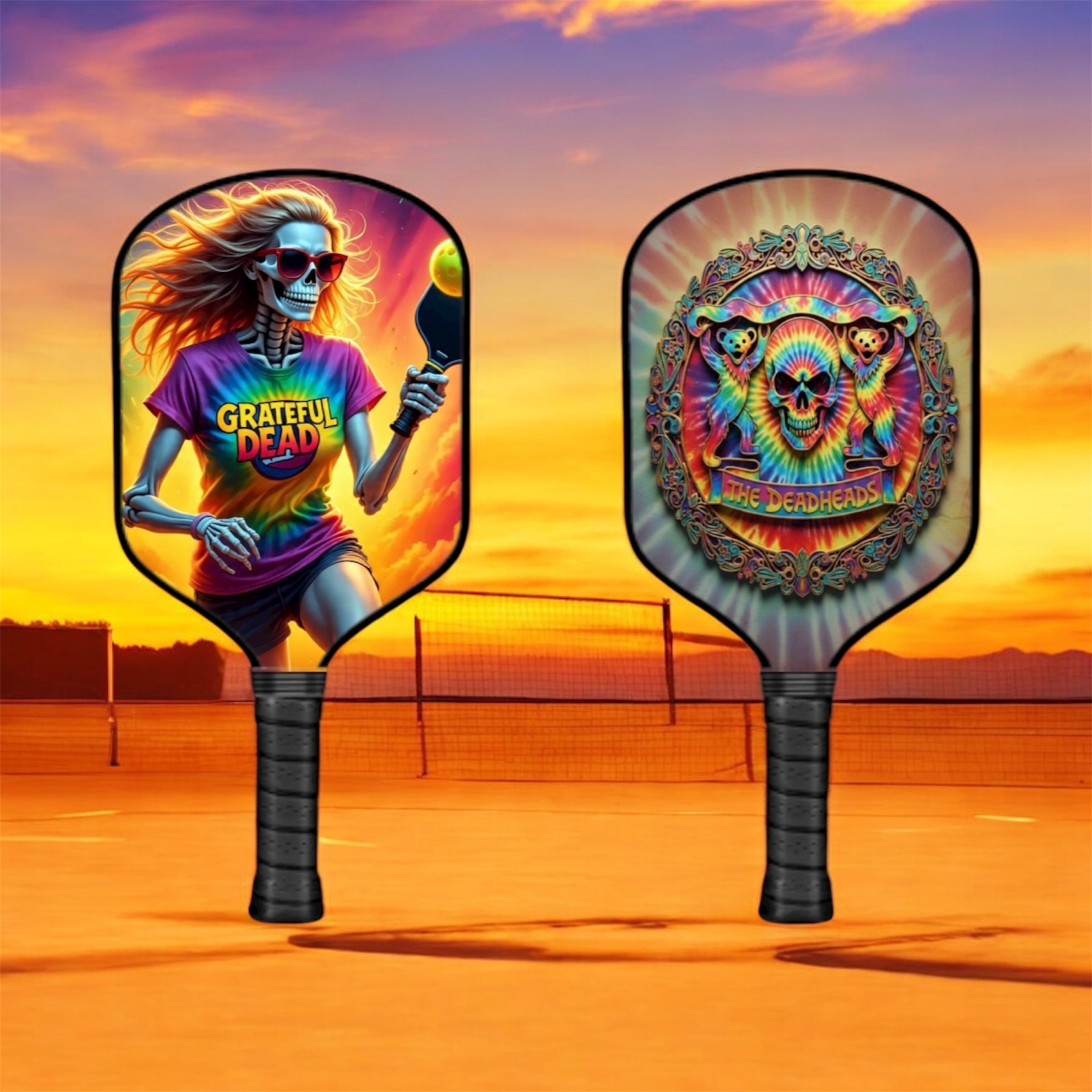 Grateful Dead Drops - Cherise - Pickleball Paddle
