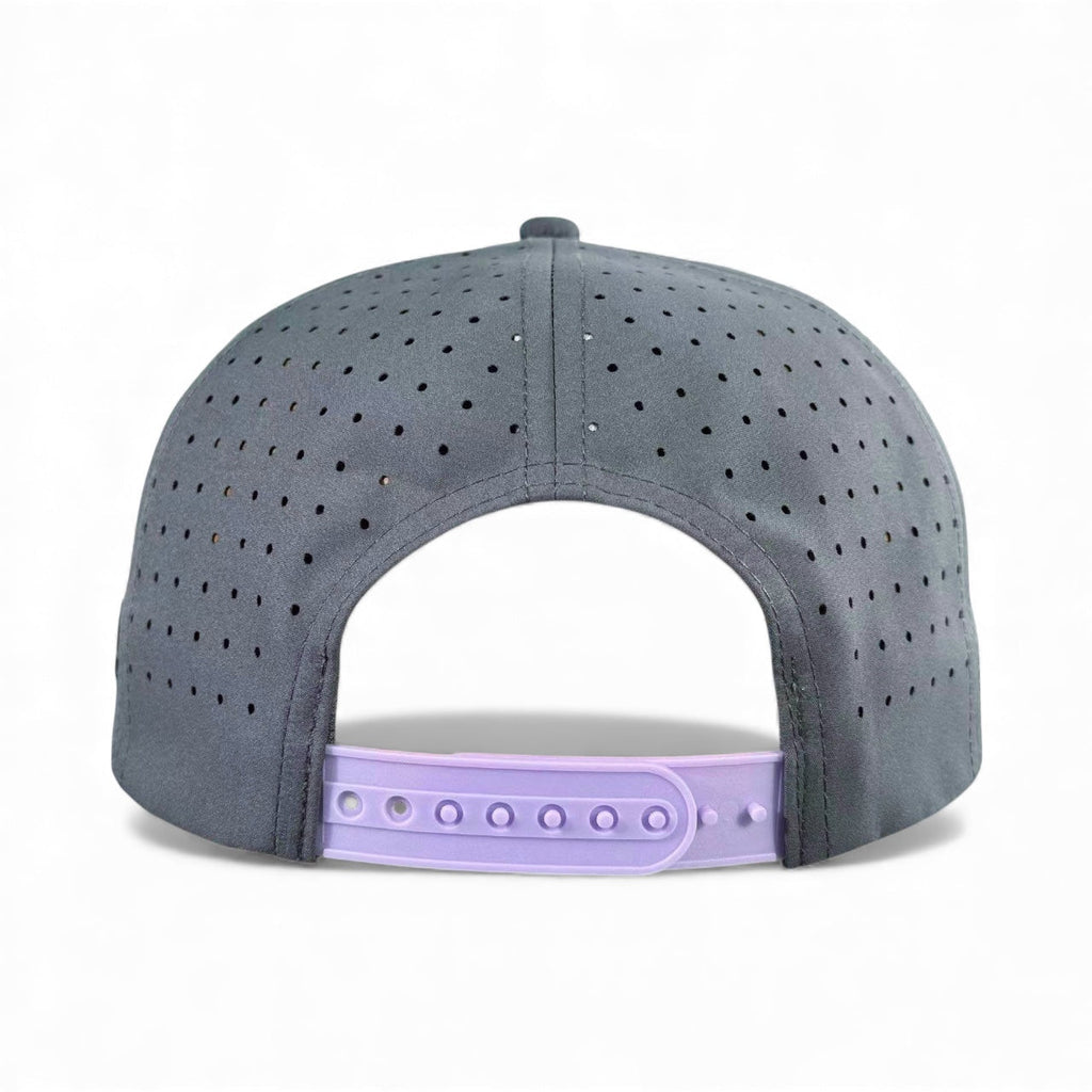Astronaut Walker Golf Hat | Snapback Cap | Built-in Magnetic Ball Marker Holder + Marker Included | Adjustable Gray