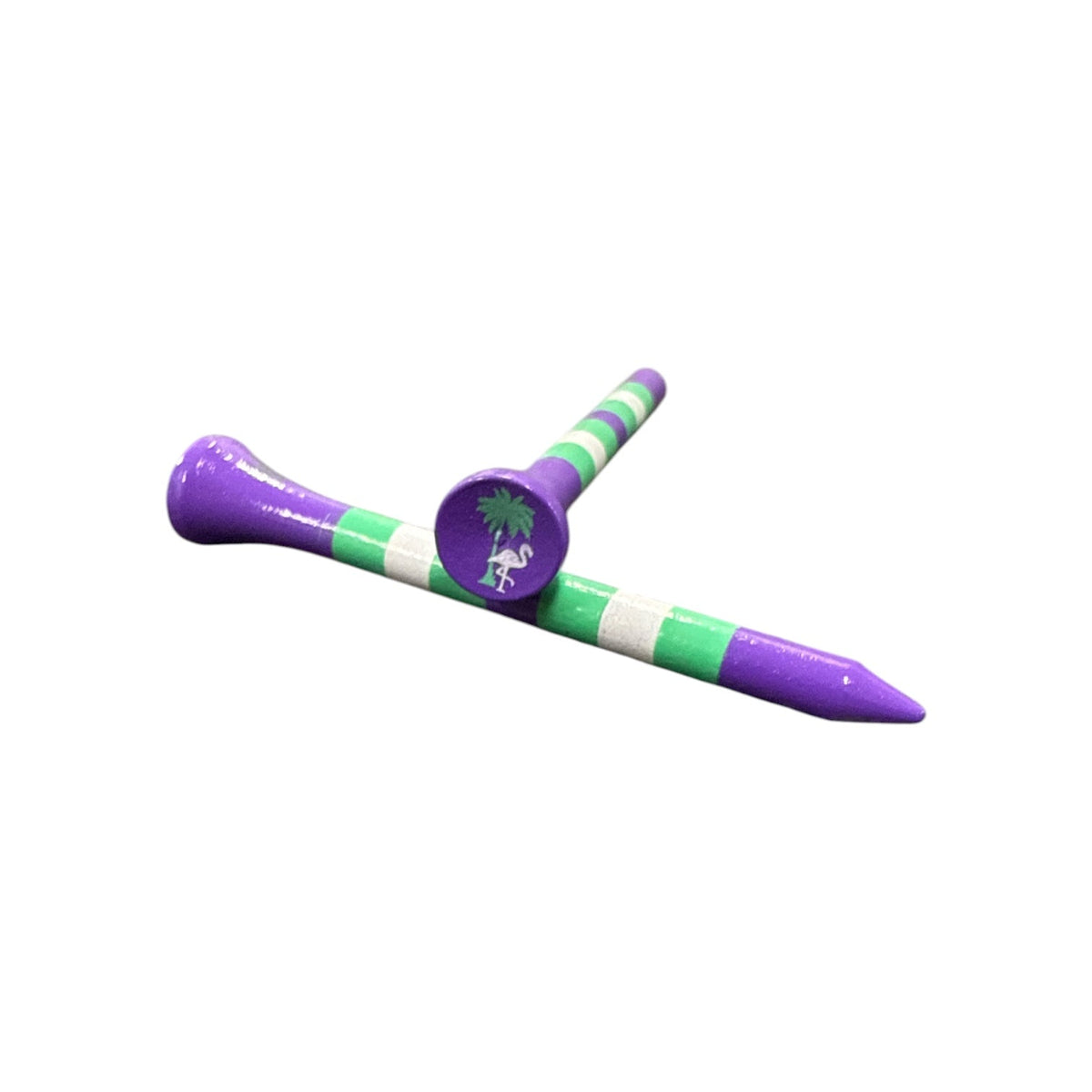 Joker Premium Wooden Golf Tees | 2 3/4” Standard Size | 45 Pack Set | Durable Painted Wood Tees | Unique Designs