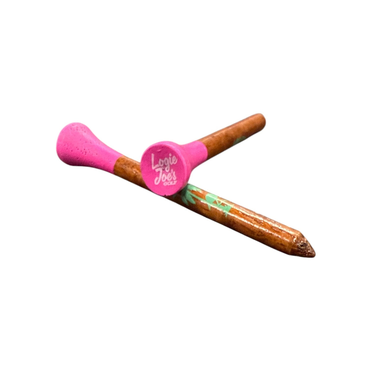 Lollipop Premium Wooden Golf Tees | 2 3/4” Standard Size | 45 Pack Set | Durable Painted Wood Tees | Unique Designs