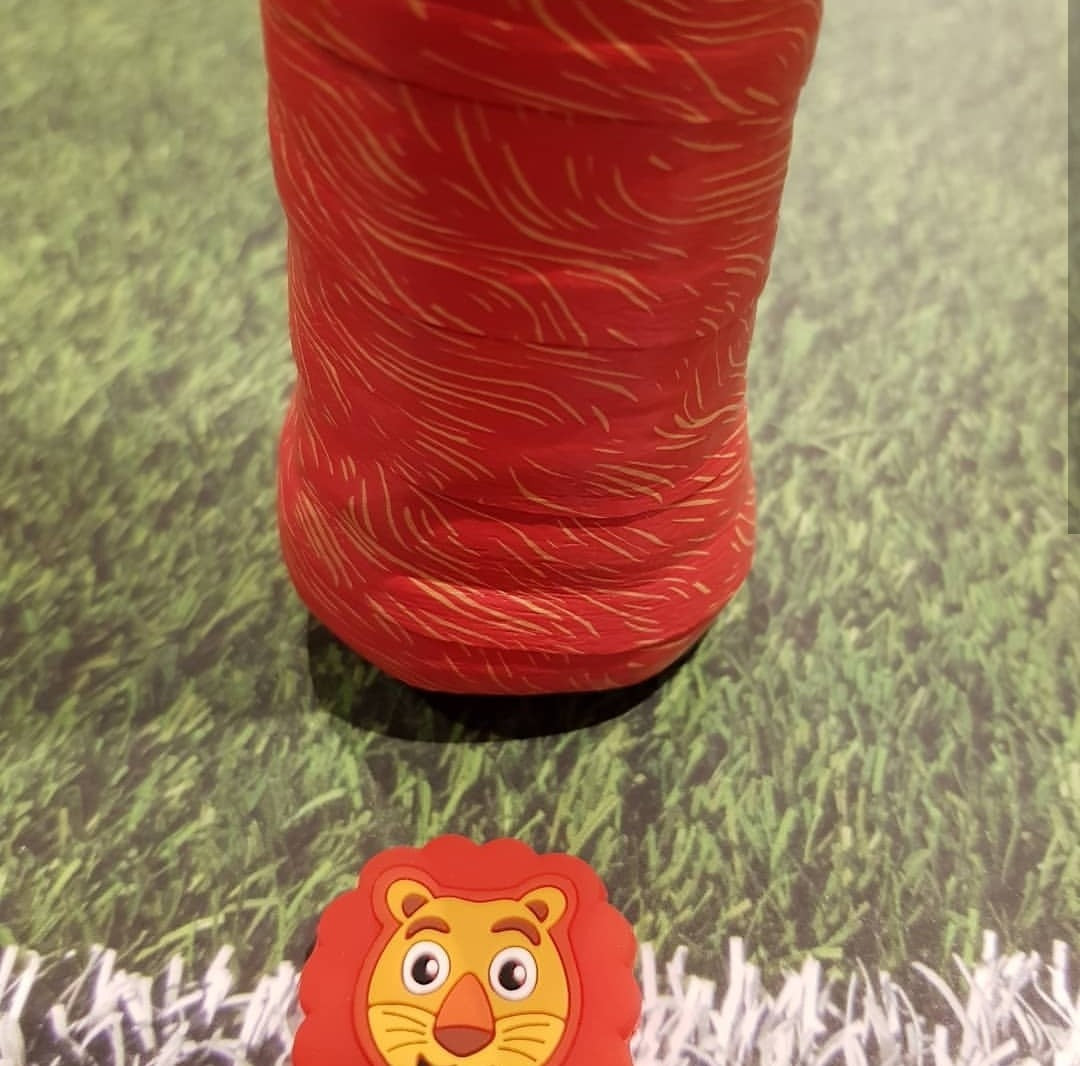 Overgrip Tape for Tennis Racket - Orange Lion (pack of 2)