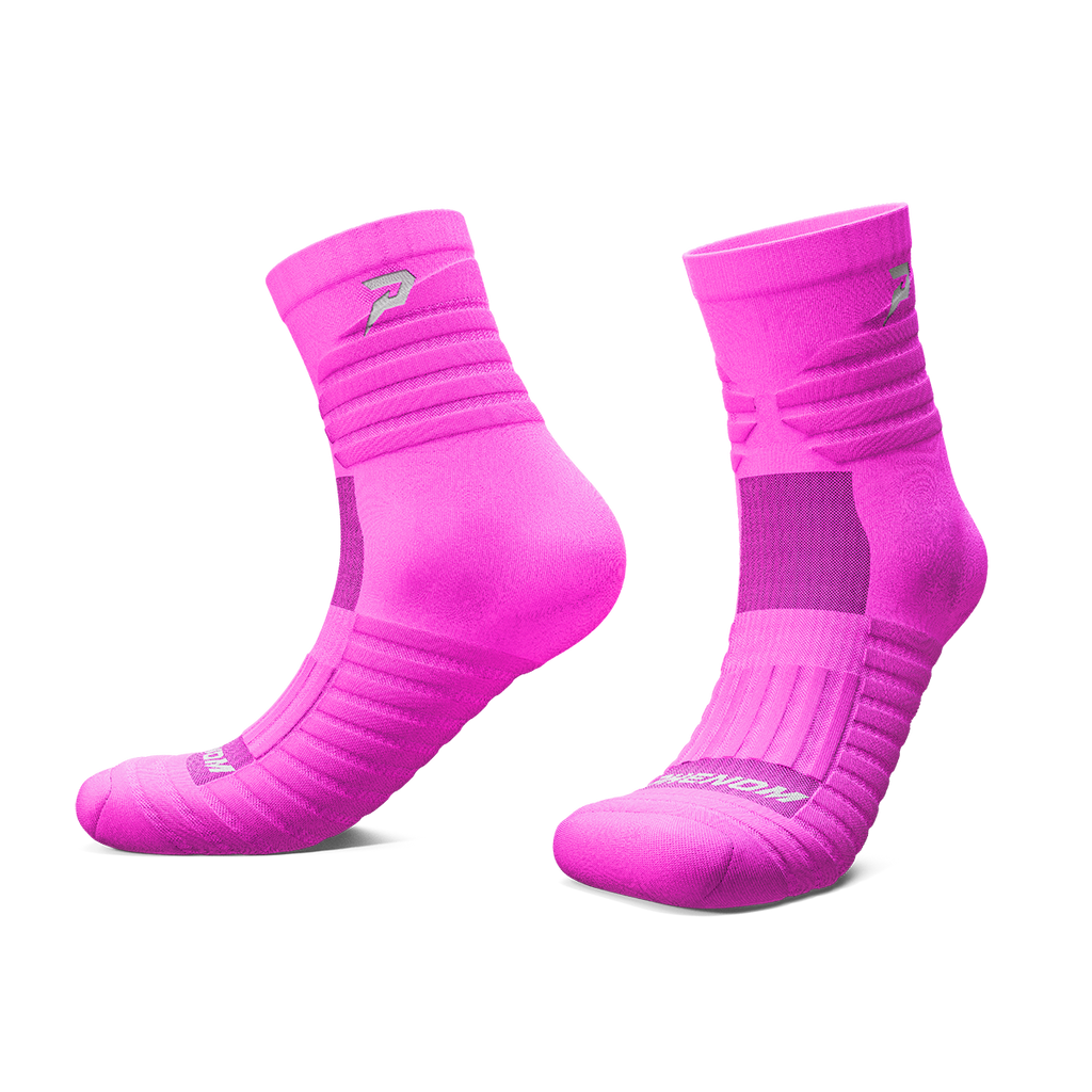 Phenom Elite 'Quantum Knit' Padded Quarter Socks - Team Colors