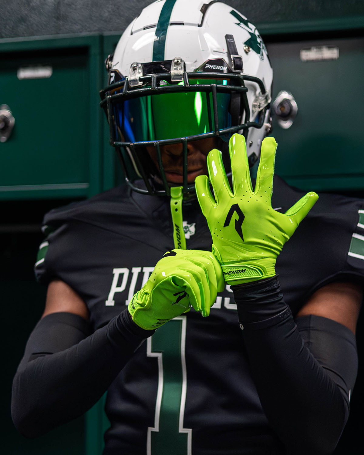 Phenom Elite VPS5 Adult Football Gloves - Team Colors