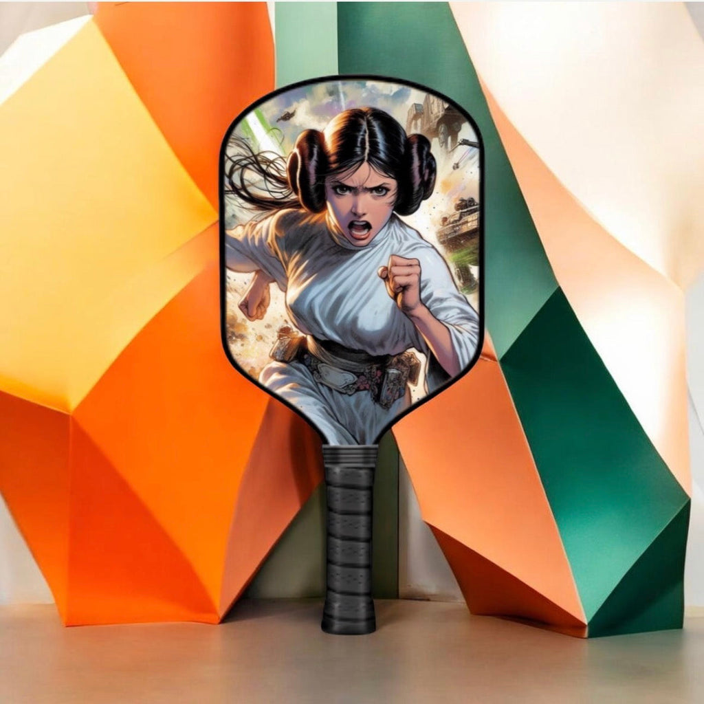 Princess Leia - Star Wars Animated - Pickleball Paddle