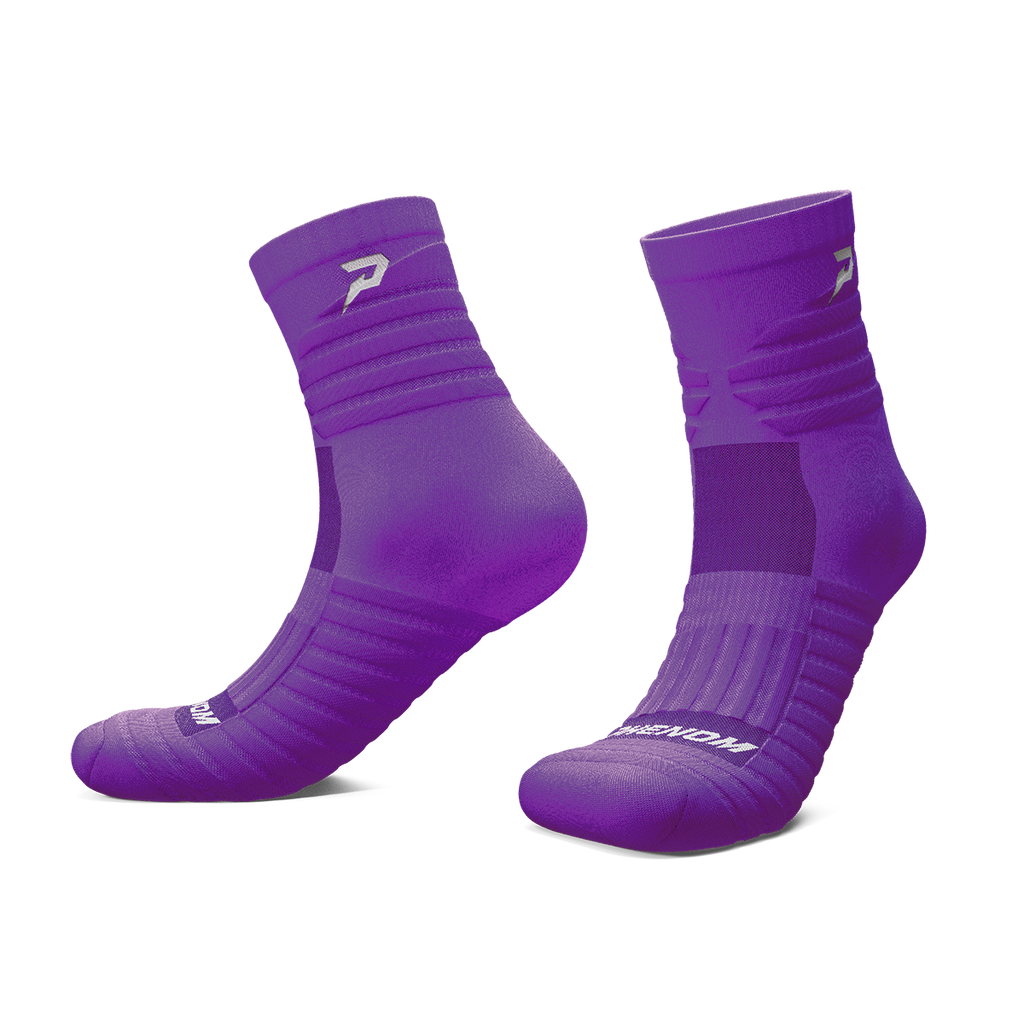 Phenom Elite 'Quantum Knit' Padded Quarter Socks - Team Colors