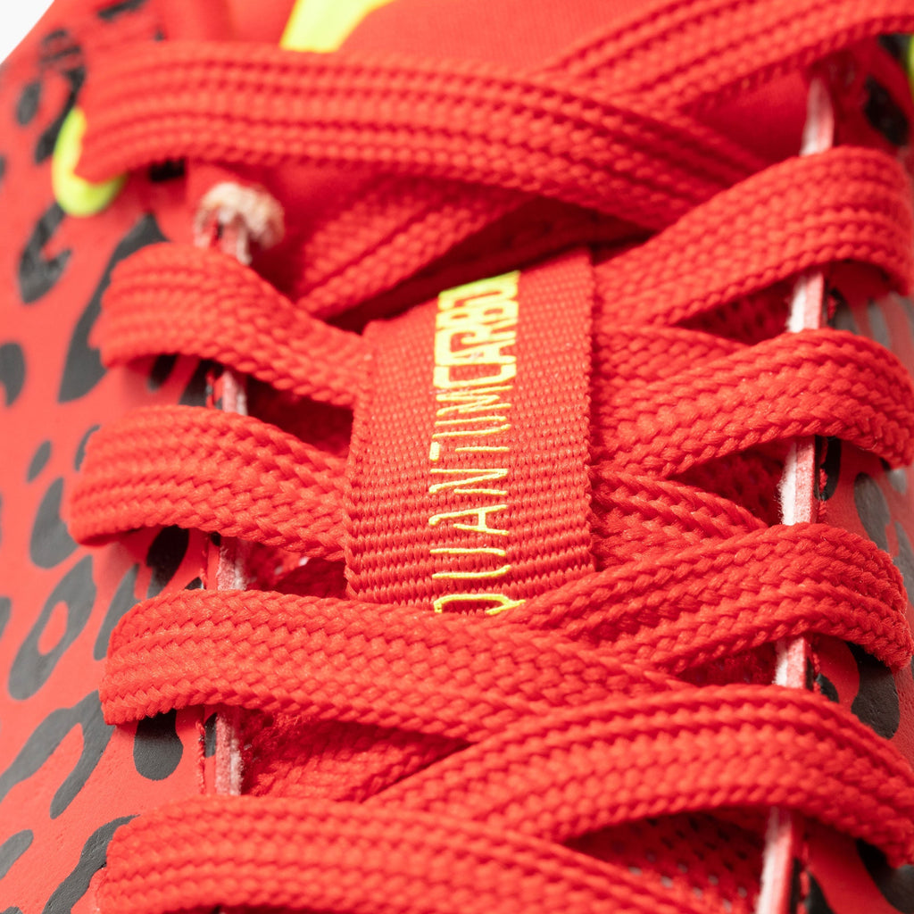 Red Leopard Cleats — Quantum Carbon by Phenom Elite