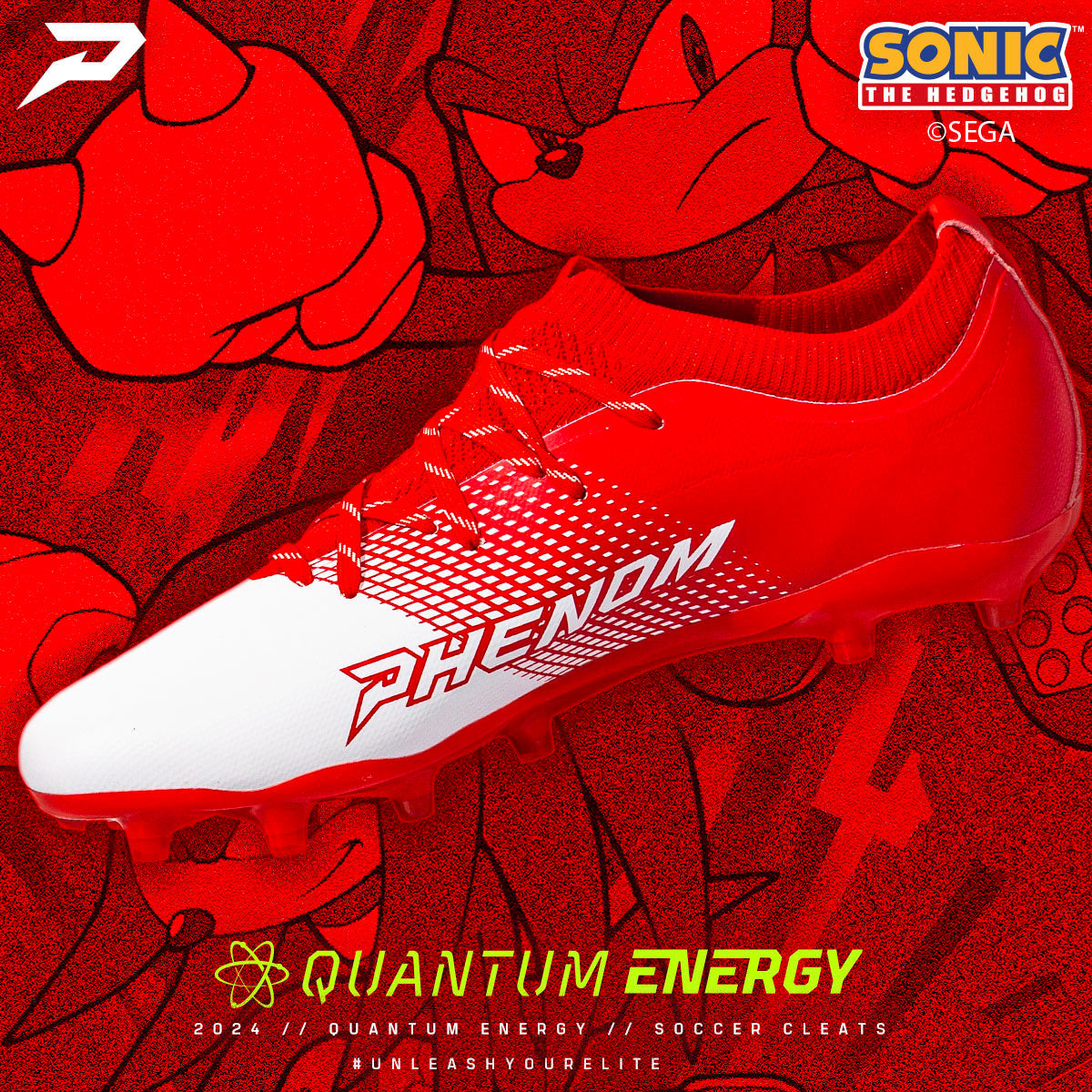 Knuckles the Echidna All Purpose Cleats - Quantum Energy by Phenom Elite