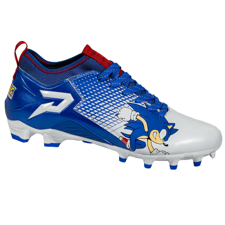Sonic the Hedgehog Football Cleats by Phenom Elite