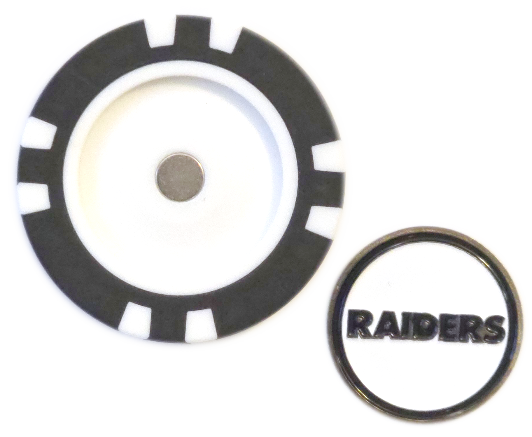 Officially Licensed Las Vegas Raiders Poker Chip Ball Marker