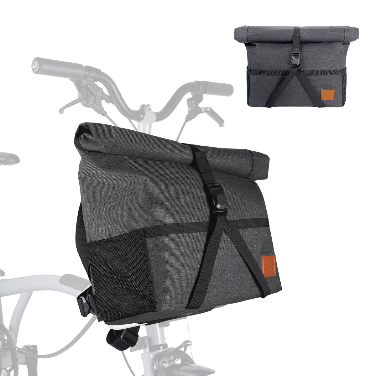 Folding Bike Handlebar Bag & Shoulder Bag  - 8L