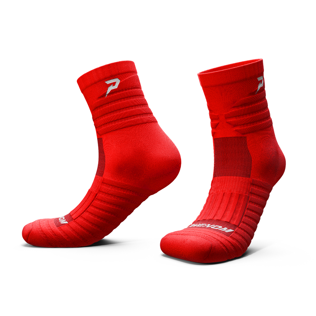 Phenom Elite 'Quantum Knit' Padded Quarter Socks - Team Colors