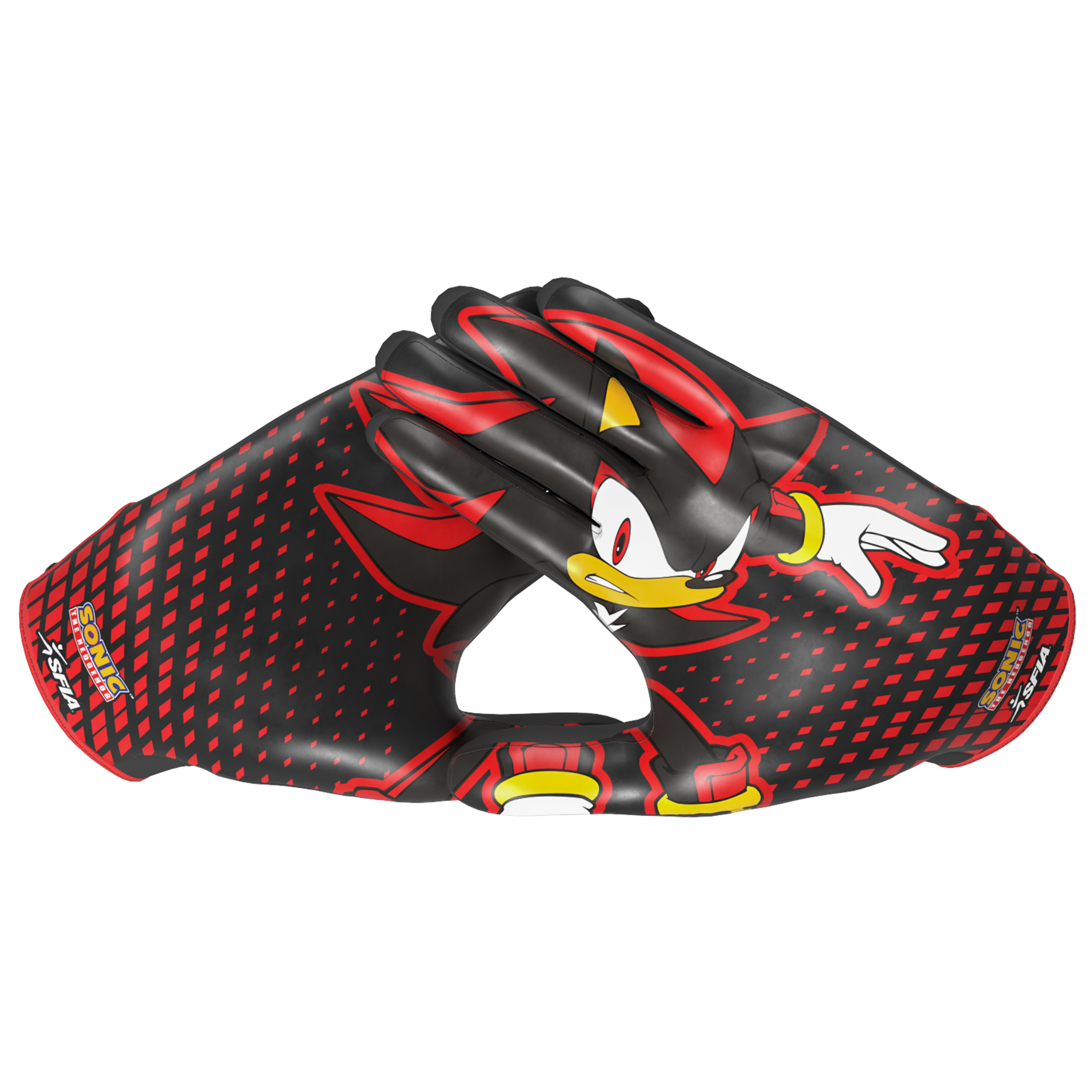 Shadow the Hedgehog Football Gloves - VPS5 by Phenom Elite