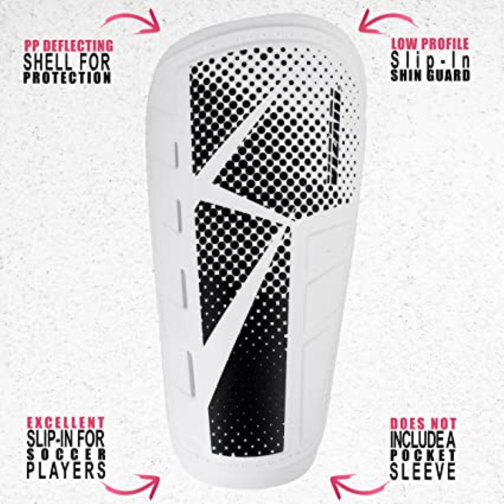 Vector Soccer Shin Guard-White