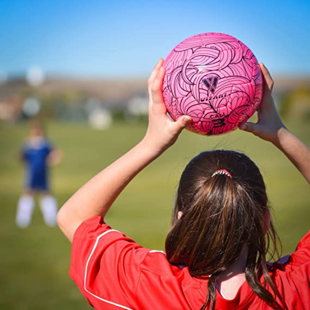 Cali Soccer Ball-Pink/Black