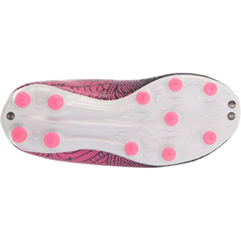 Cali Firm Ground Soccer Shoes -Black/Pink