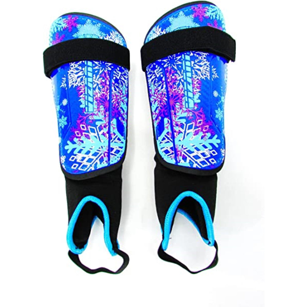 Frost 2 Soccer Shin Guard with Ankle Protection-Blue/Purple