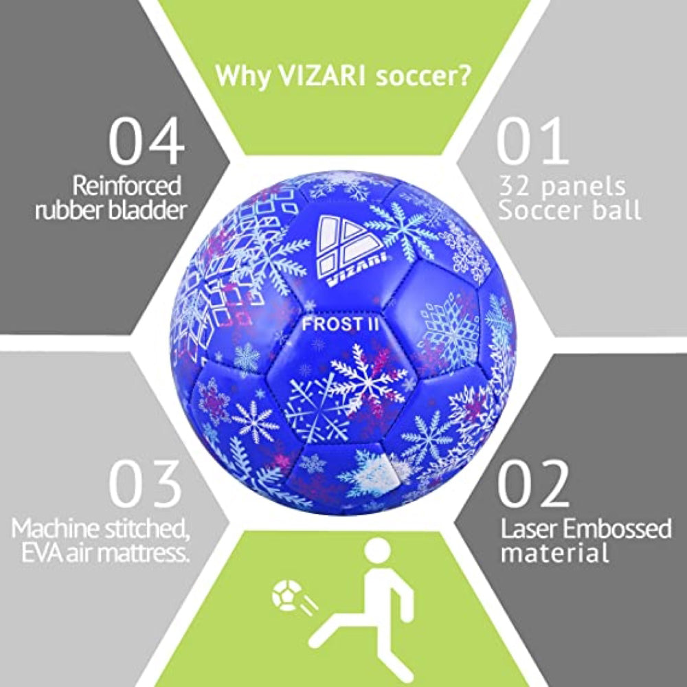 Frost 2 Soccer Ball-Blue/Purple