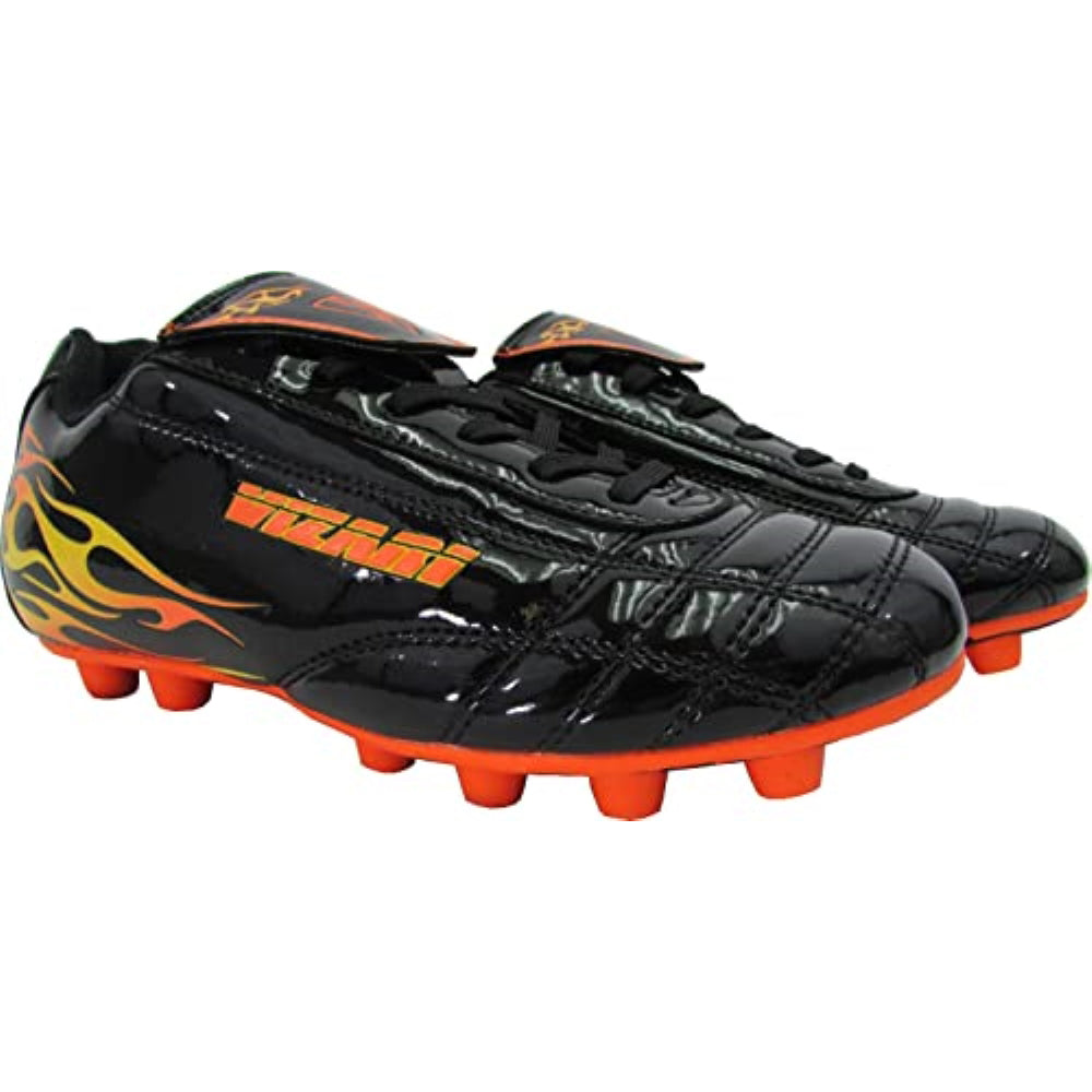 Blaze Firm Ground Soccer Shoes -Black/Orange