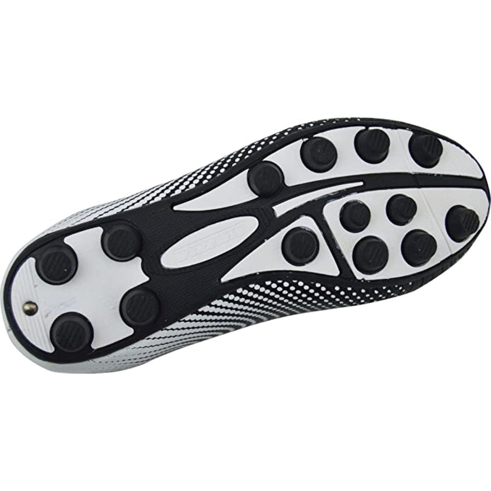 Stealth Firm Ground Soccer Shoes -Black/White