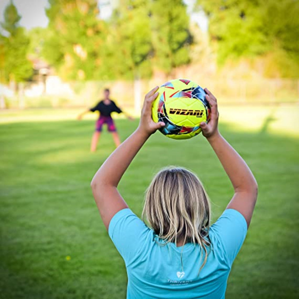 Tocar Premium Hand Stitched Soccer Ball-Pupa Yellow