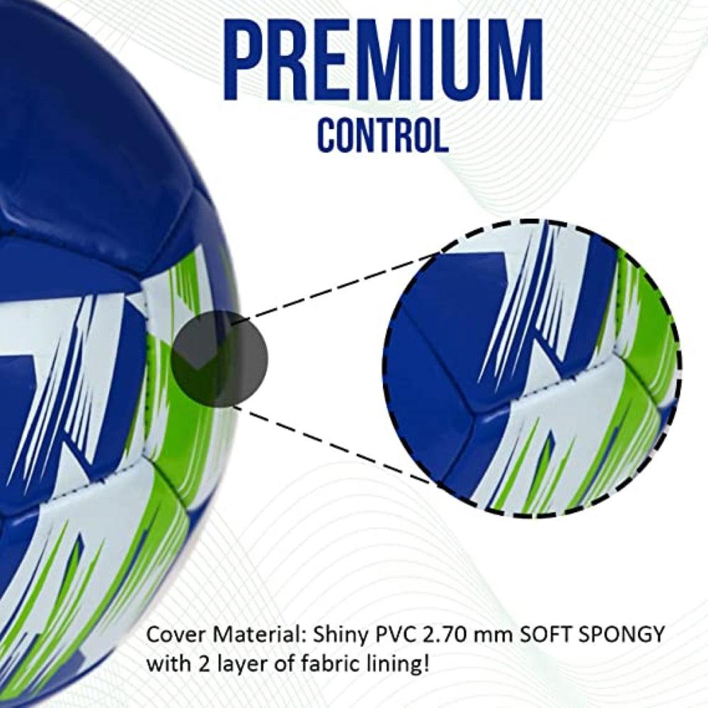 Verona Soccer Ball-Blue/White/Green