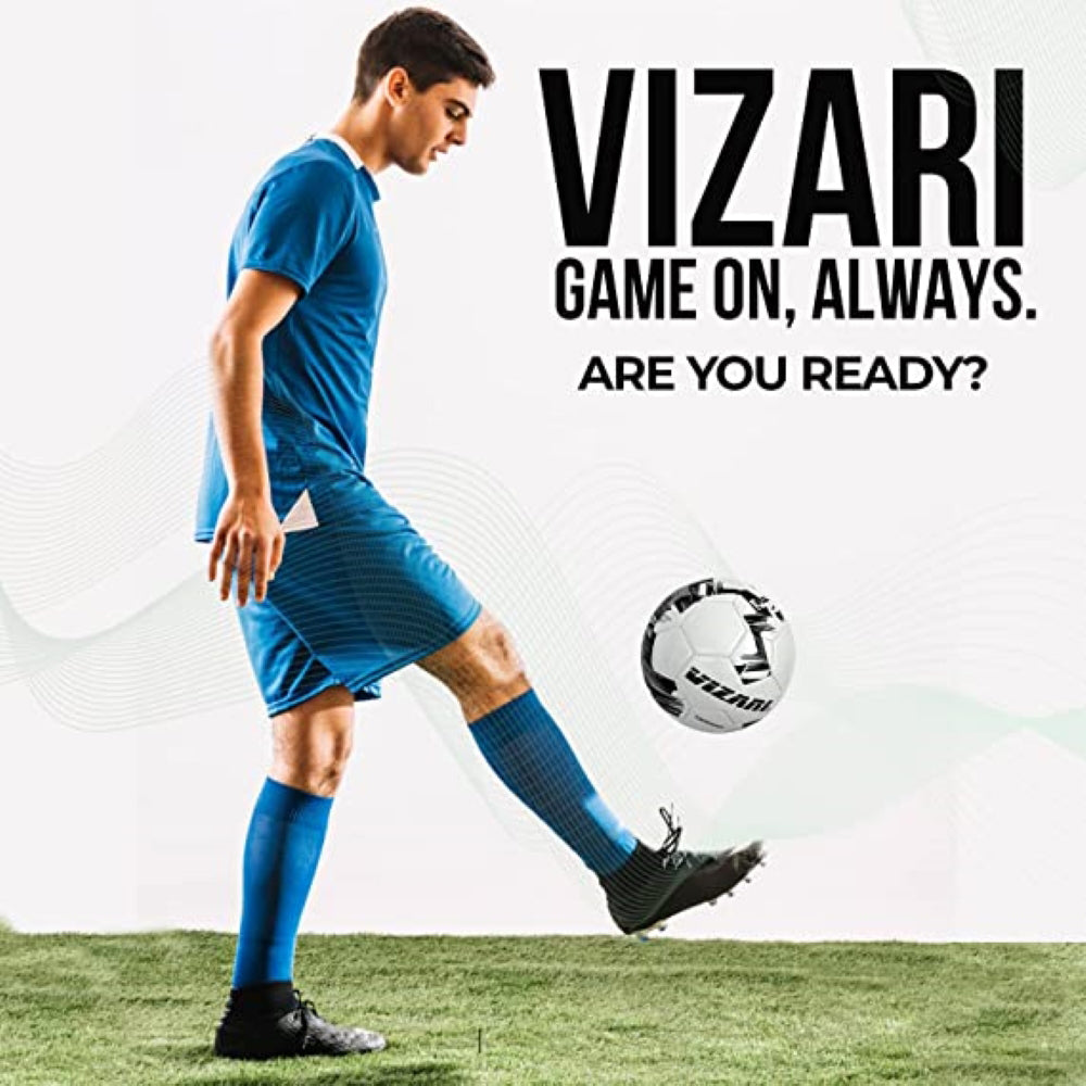 Verona Soccer Ball-White/Silver/Black