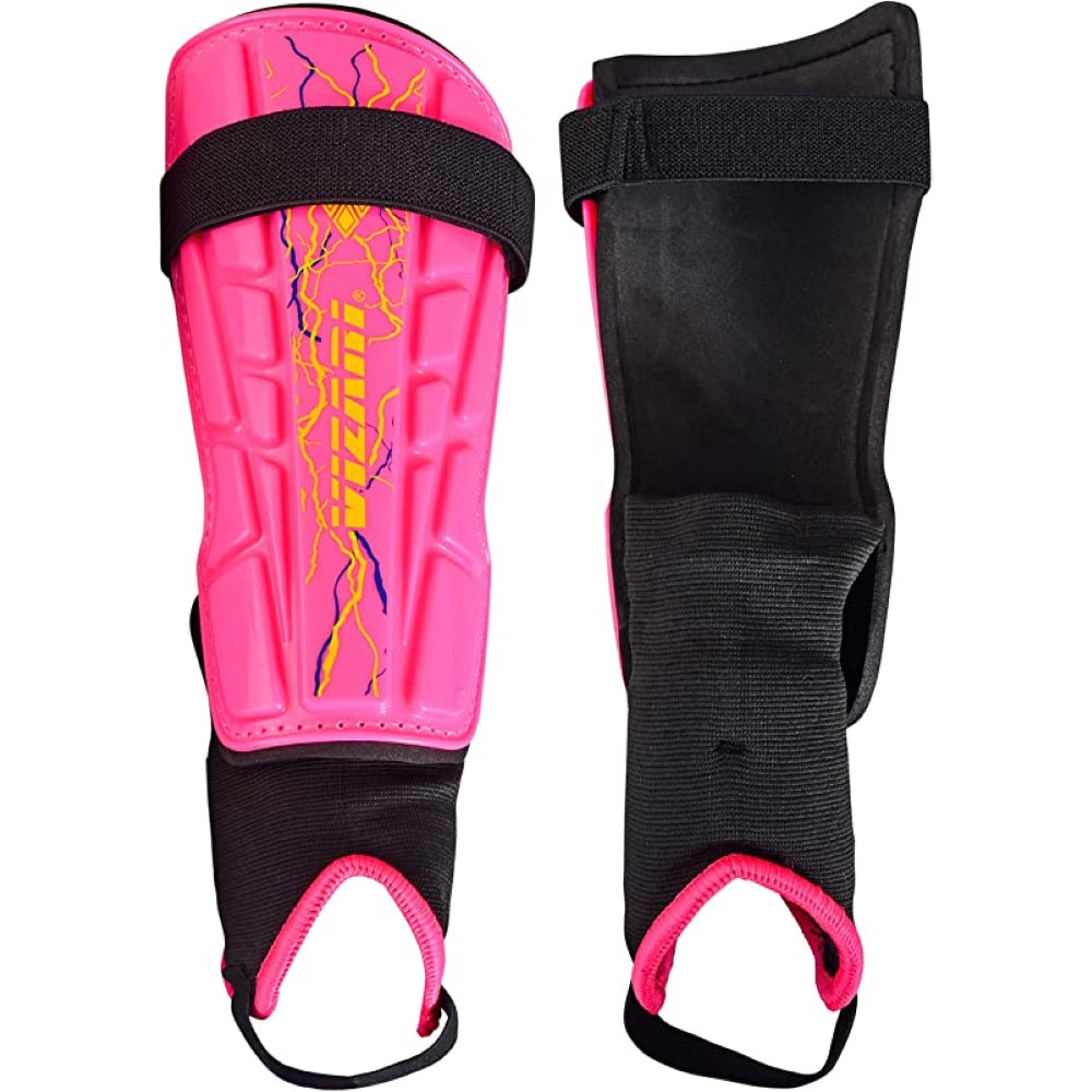 Zodiac Soccer Shin Guard with Detachable Ankle Protection-Pink
